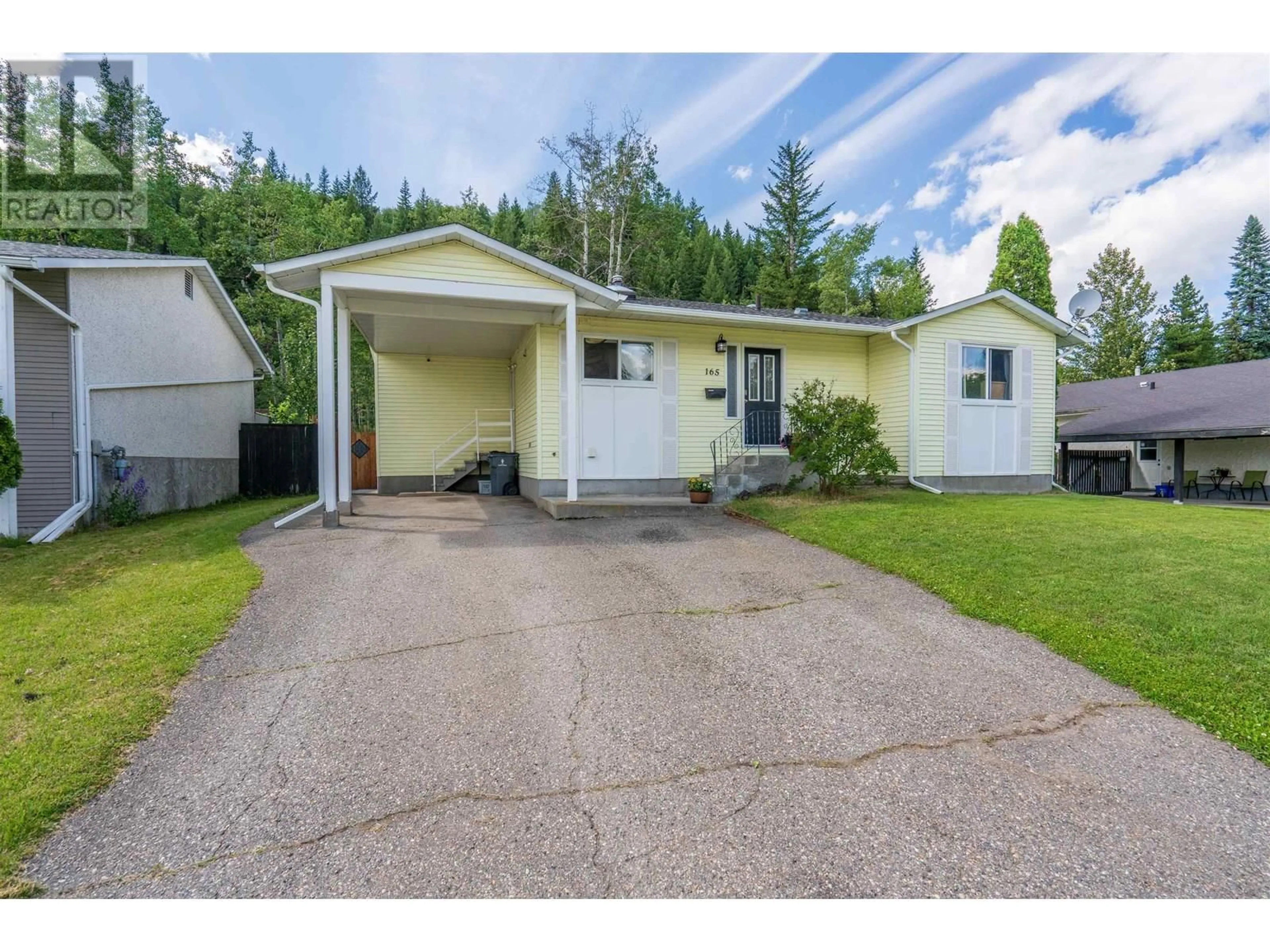 Home with vinyl exterior material, street for 165 VAN SOMER STREET, Prince George British Columbia V2M6C9