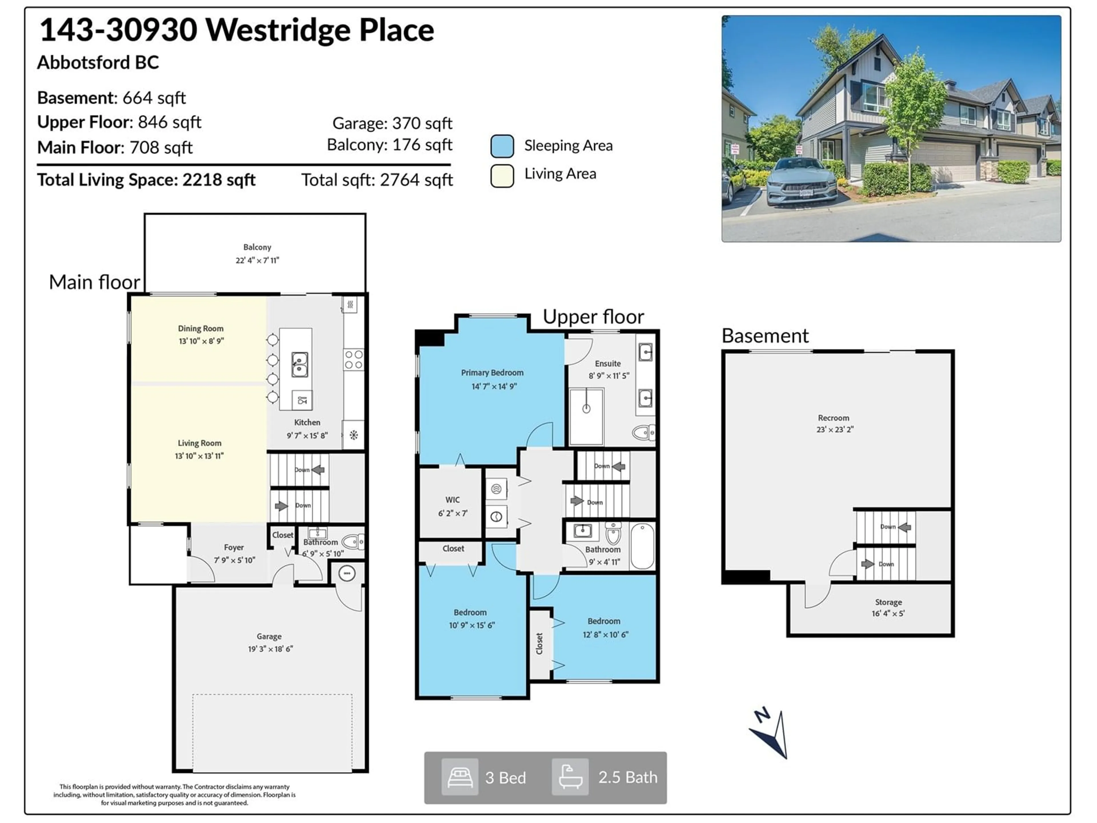 Floor plan for 143 - 30930 WESTRIDGE, Abbotsford British Columbia V2T0H6