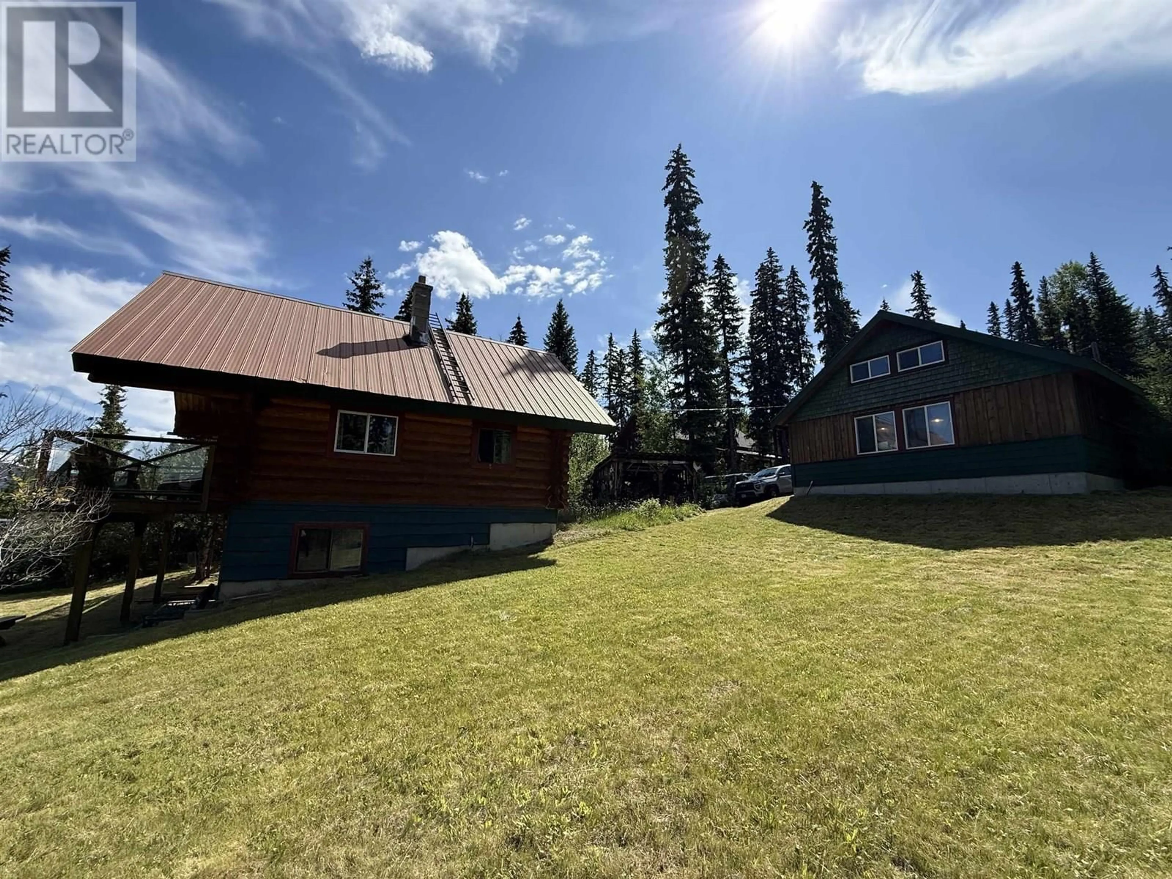 A pic from outside/outdoor area/front of a property/back of a property/a pic from drone, mountain view for 7549 WOMACK ROAD, Lone Butte British Columbia V0K1X3