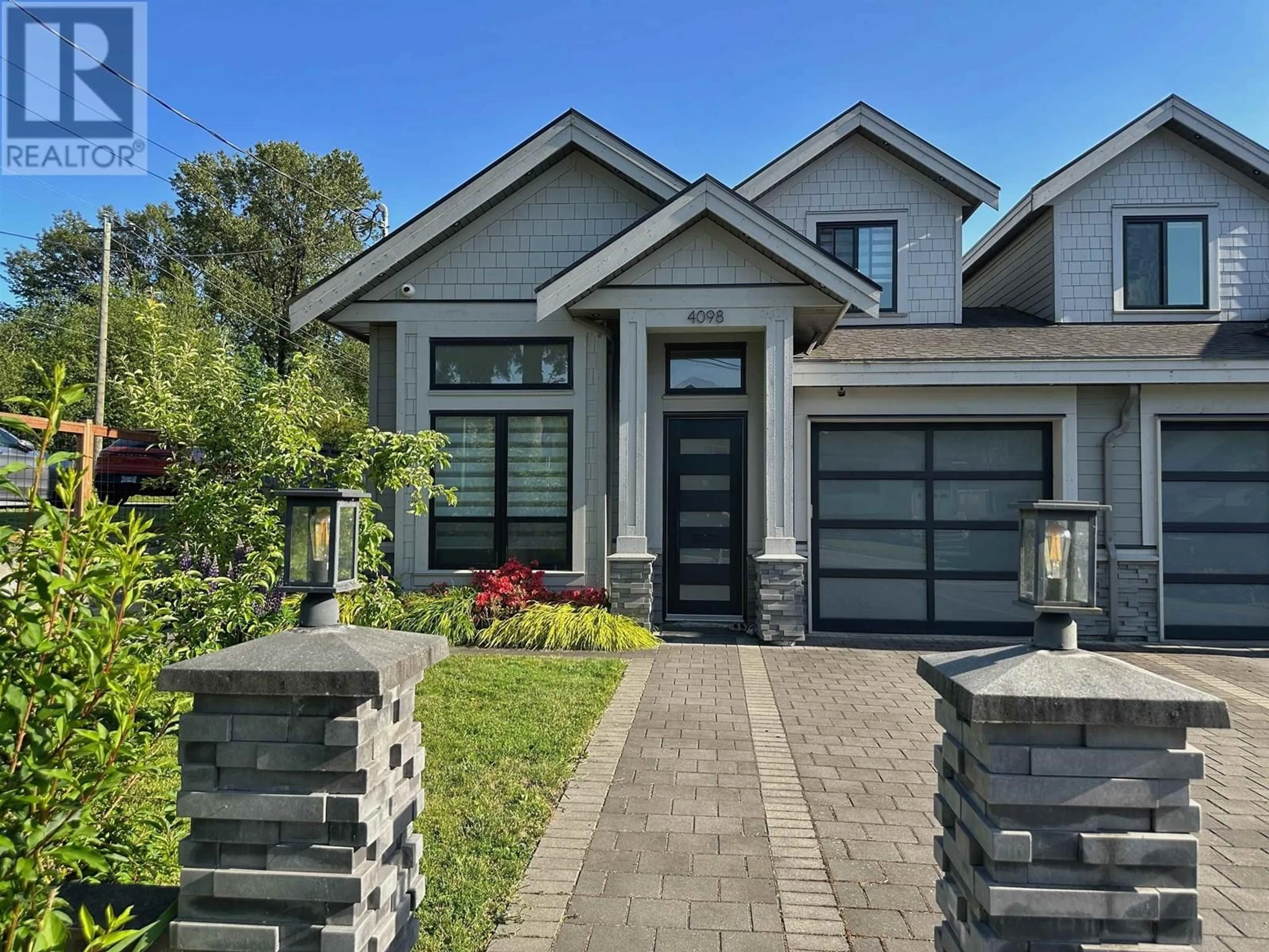 Home with brick exterior material, street for 4098 FOREST STREET, Burnaby British Columbia V5G1X1