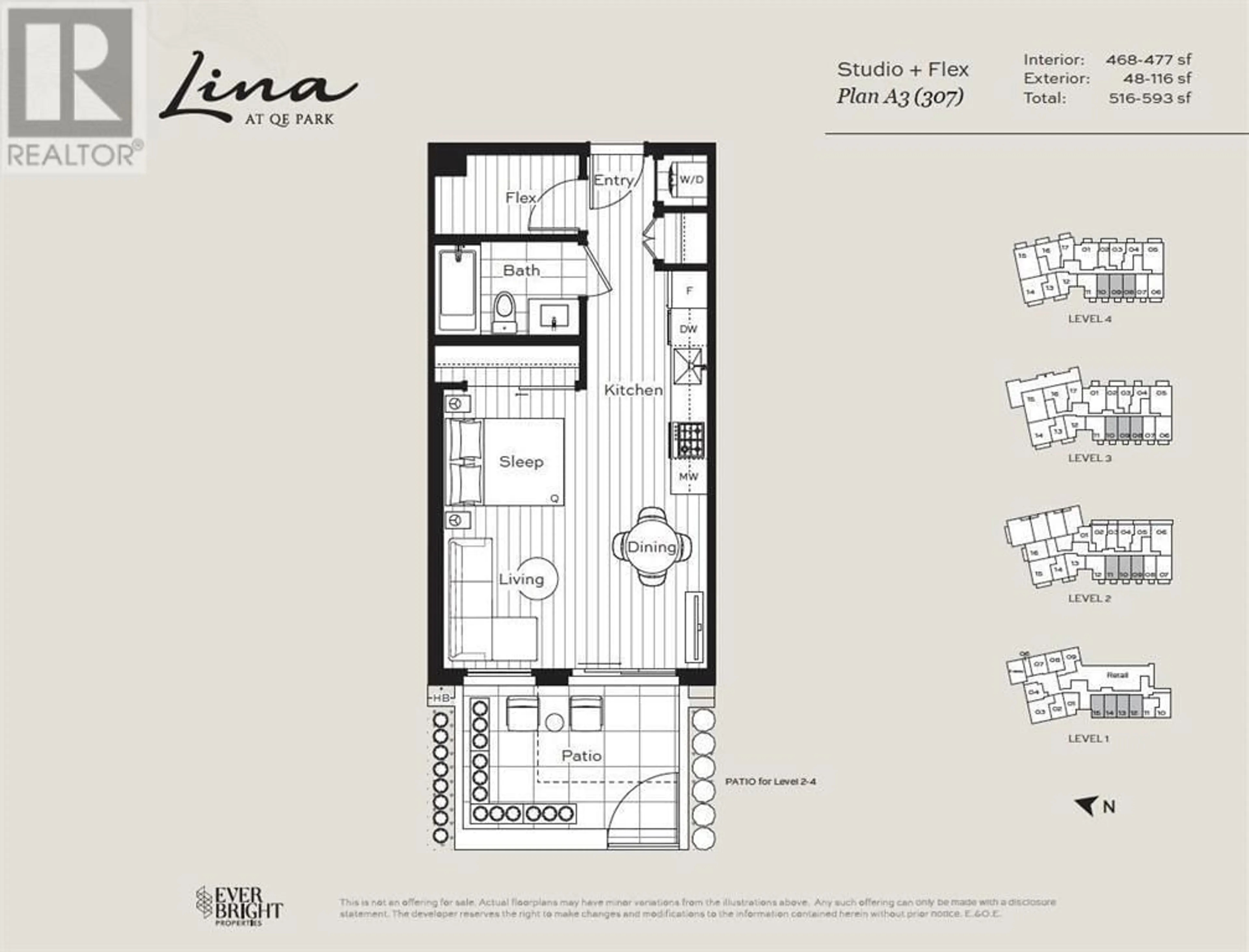 Floor plan for 307 - 5212 CAMBIE STREET, Vancouver British Columbia V5Z2Z7