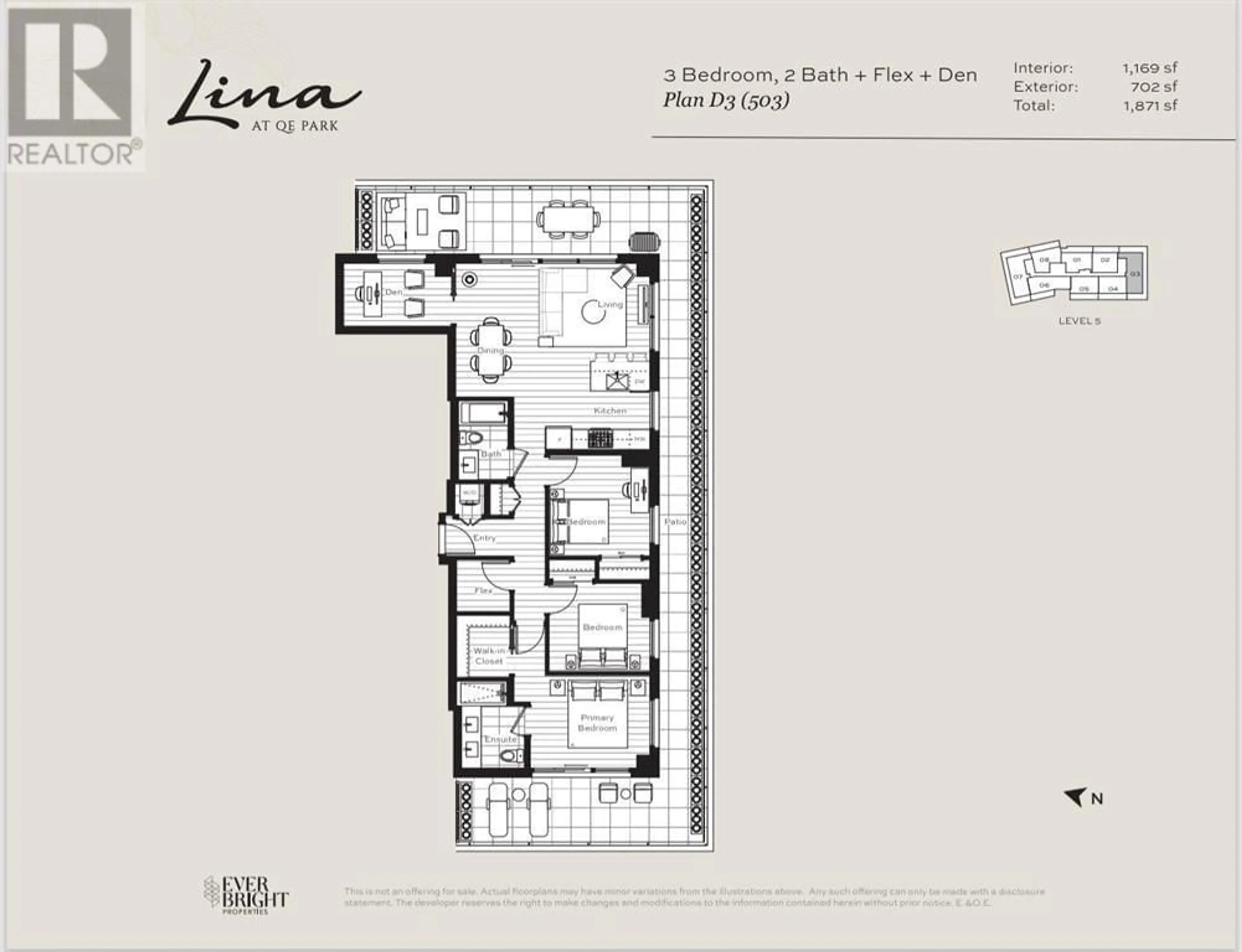 Floor plan for 503 - 5212 CAMBIE STREET, Vancouver British Columbia V5Z2Z7