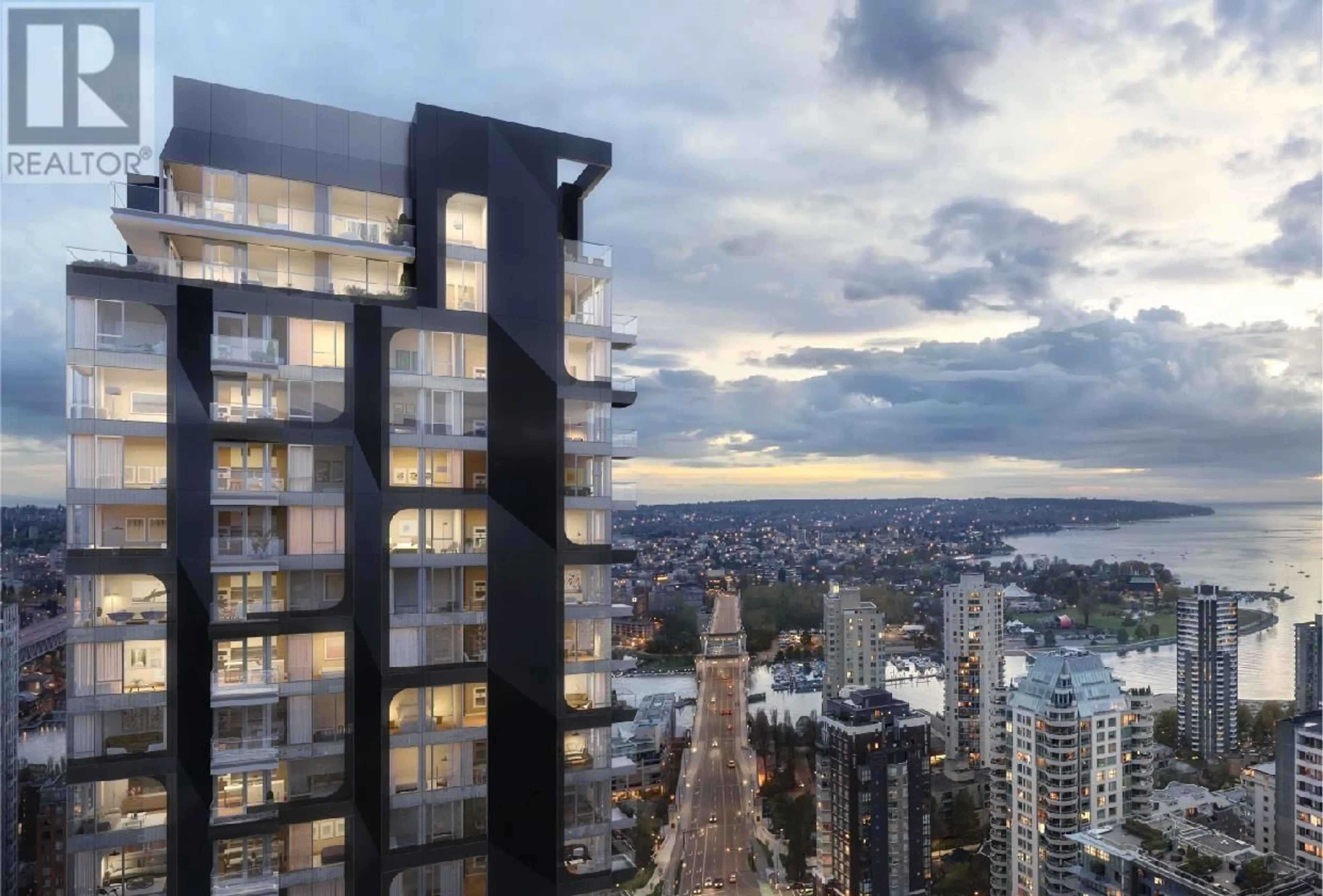 A pic from outside/outdoor area/front of a property/back of a property/a pic from drone, city buildings view from balcony for 2608 - 1277 HORNBY STREET, Vancouver British Columbia V6Z1W2