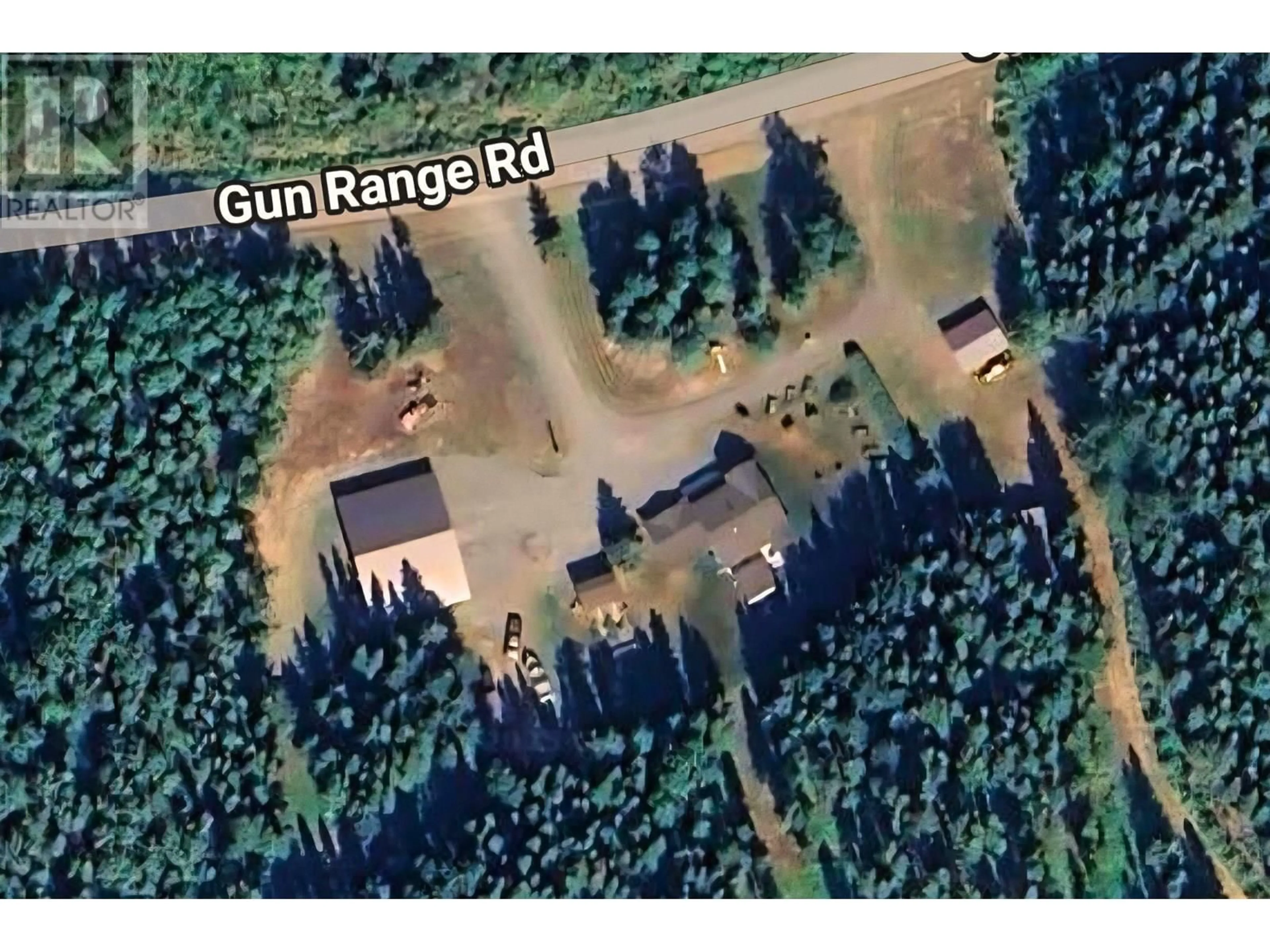 A pic from outside/outdoor area/front of a property/back of a property/a pic from drone, building for 4646 GUN RANGE ROAD, Houston British Columbia V0J1Z2