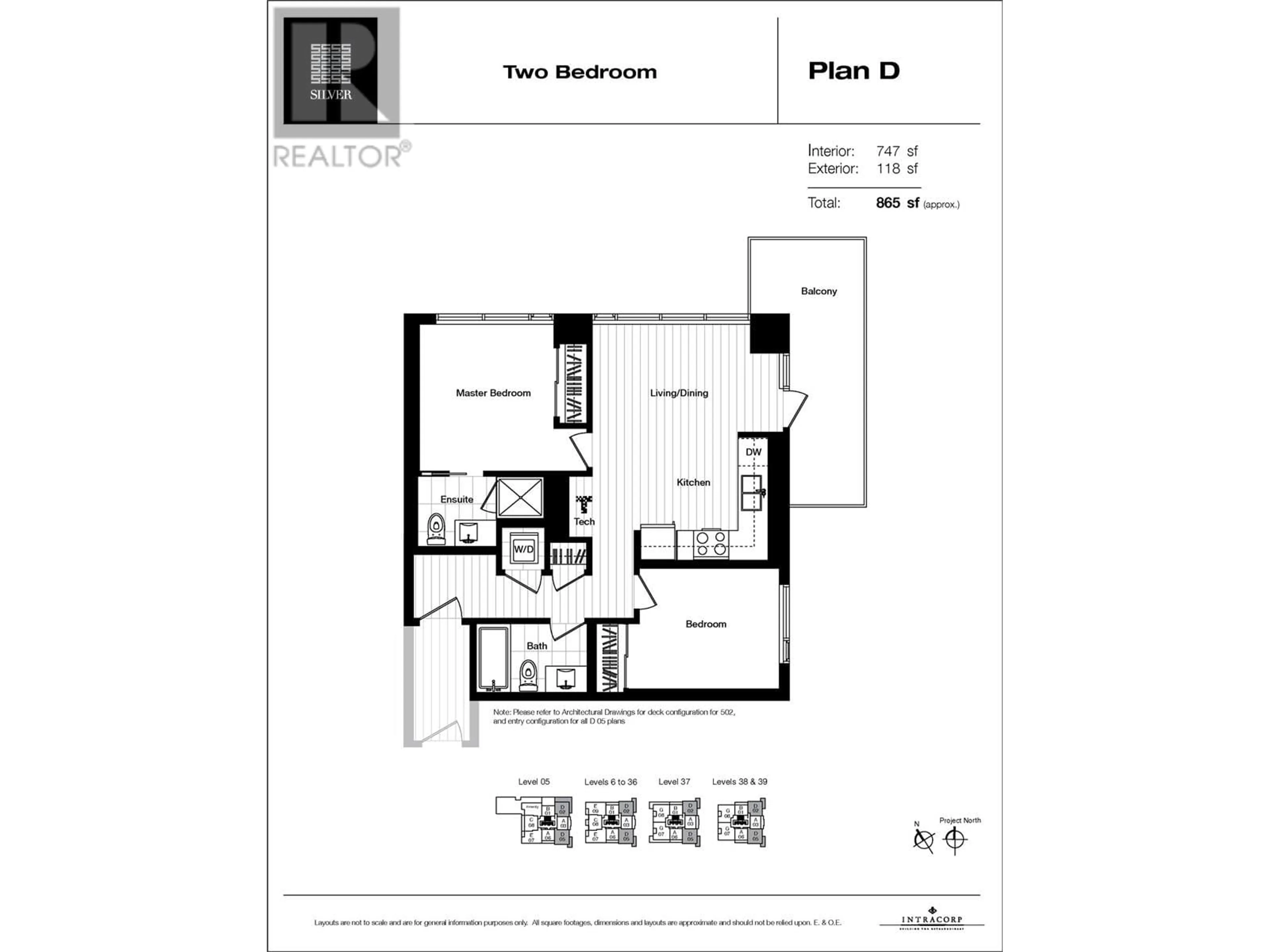 Floor plan for 2905 - 6333 SILVER AVENUE, Burnaby British Columbia V5H0C3