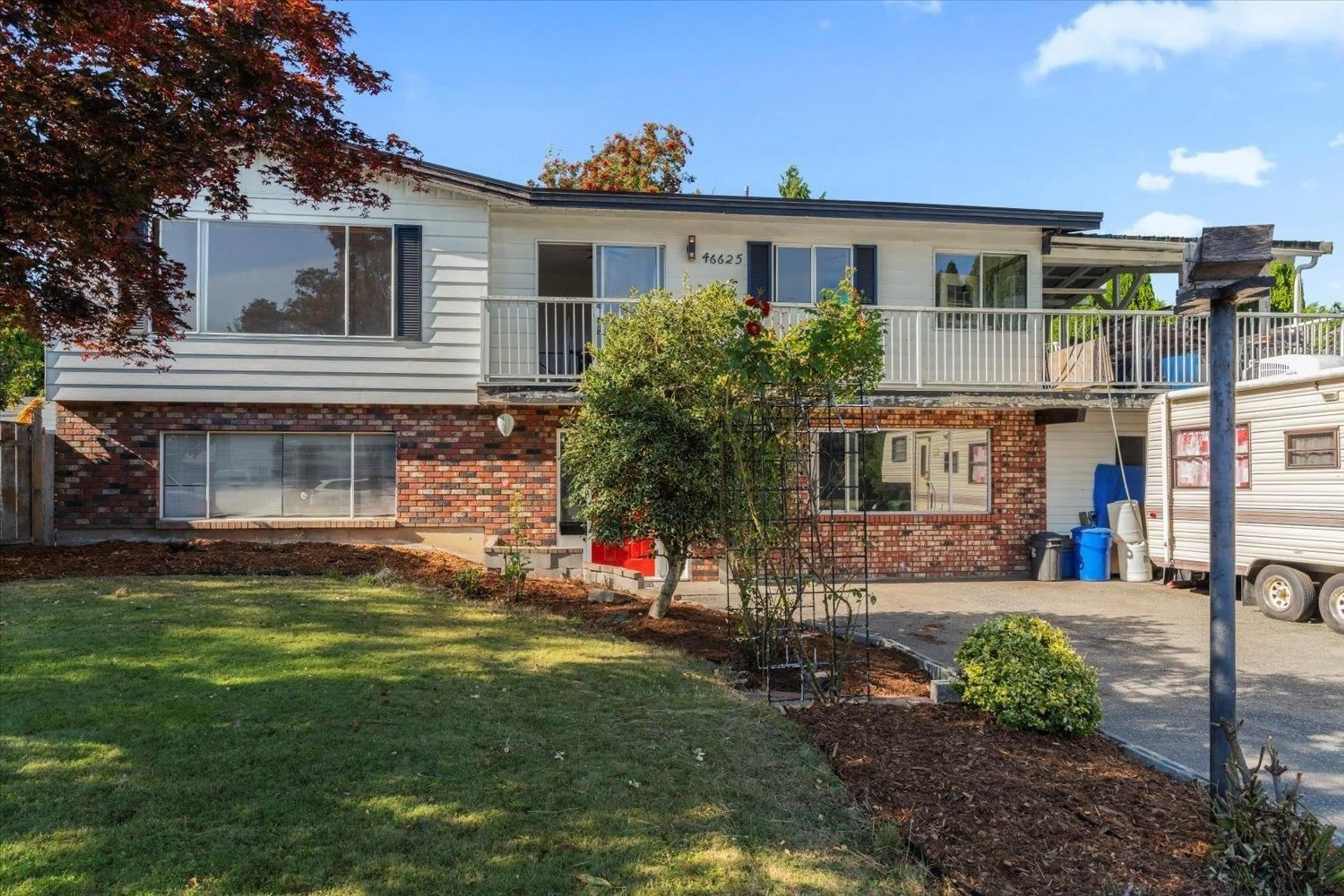 Home with brick exterior material, street for 46625 ELGIN DRIVE, Chilliwack British Columbia V2P6T2