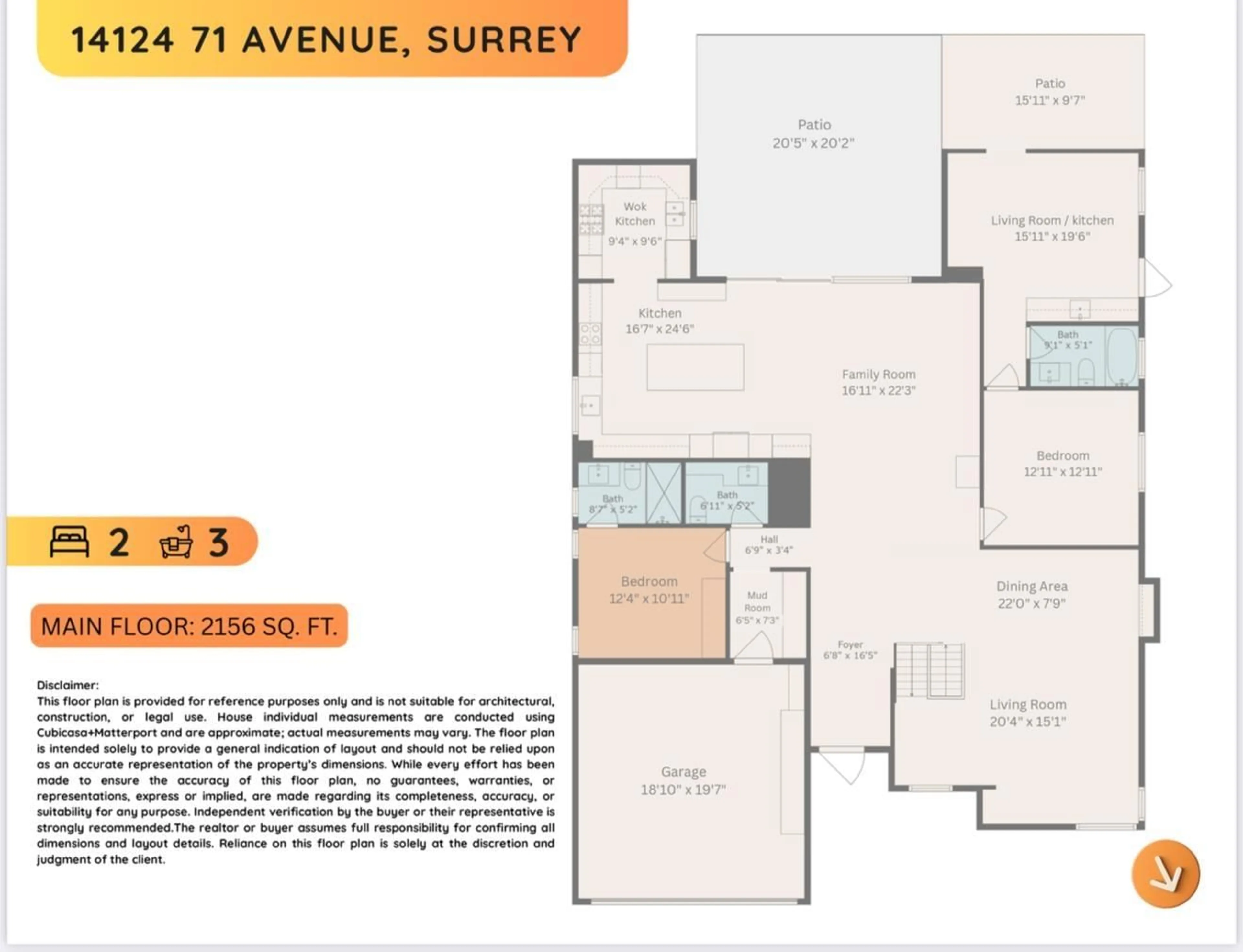 Floor plan for 14124 71, Surrey British Columbia V3W5V3
