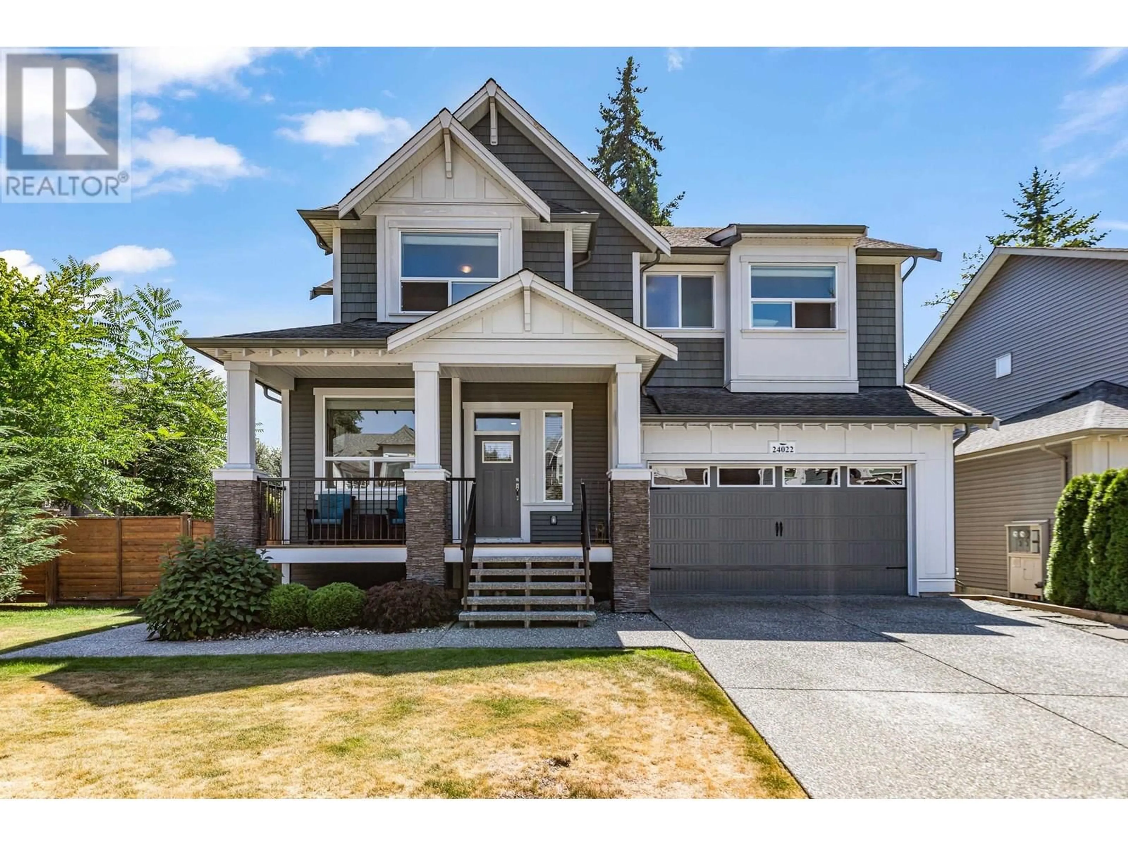 Home with vinyl exterior material, street for 24022 127B AVENUE, Maple Ridge British Columbia V4R0G7