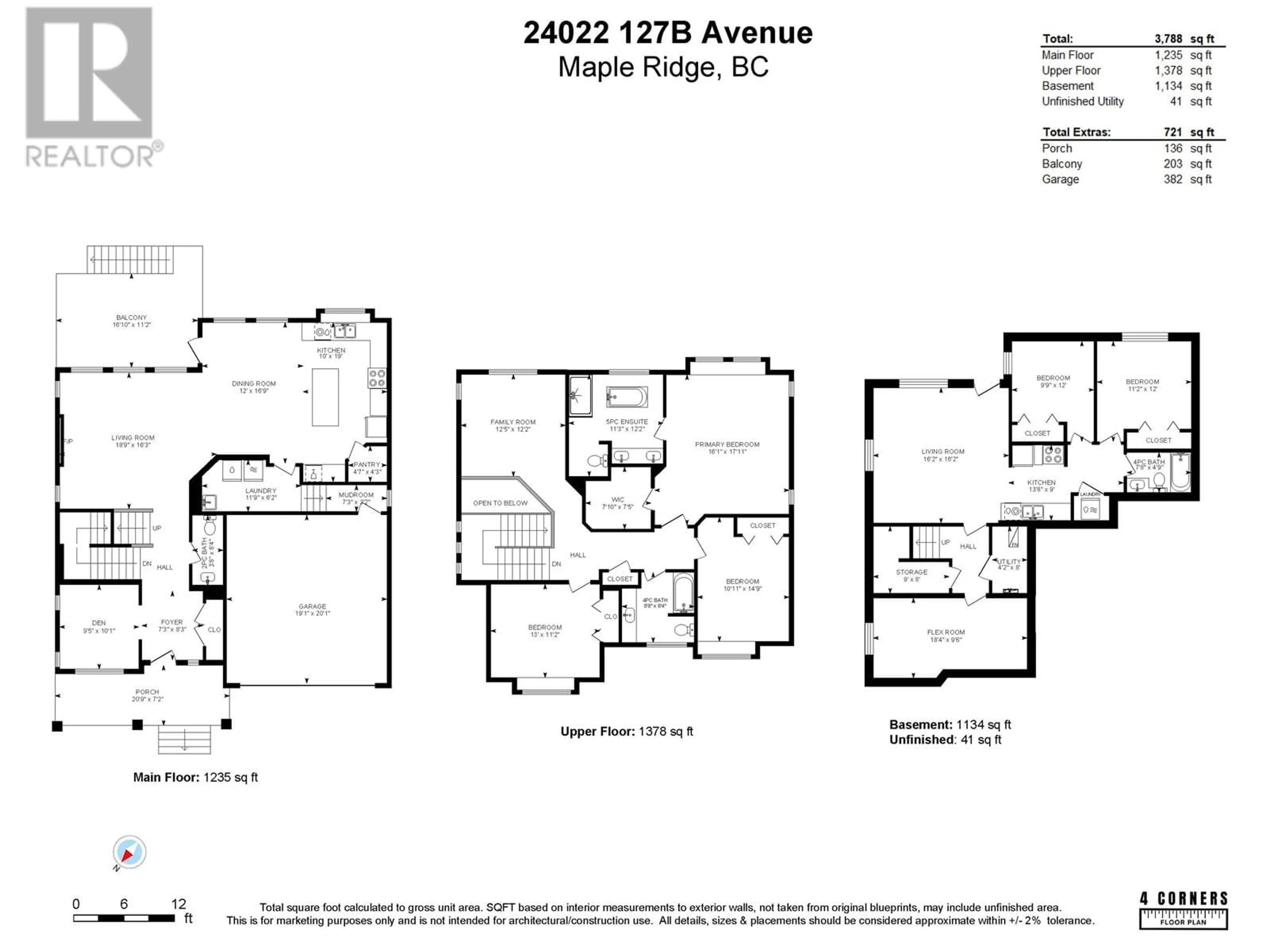 Floor plan for 24022 127B AVENUE, Maple Ridge British Columbia V4R0G7