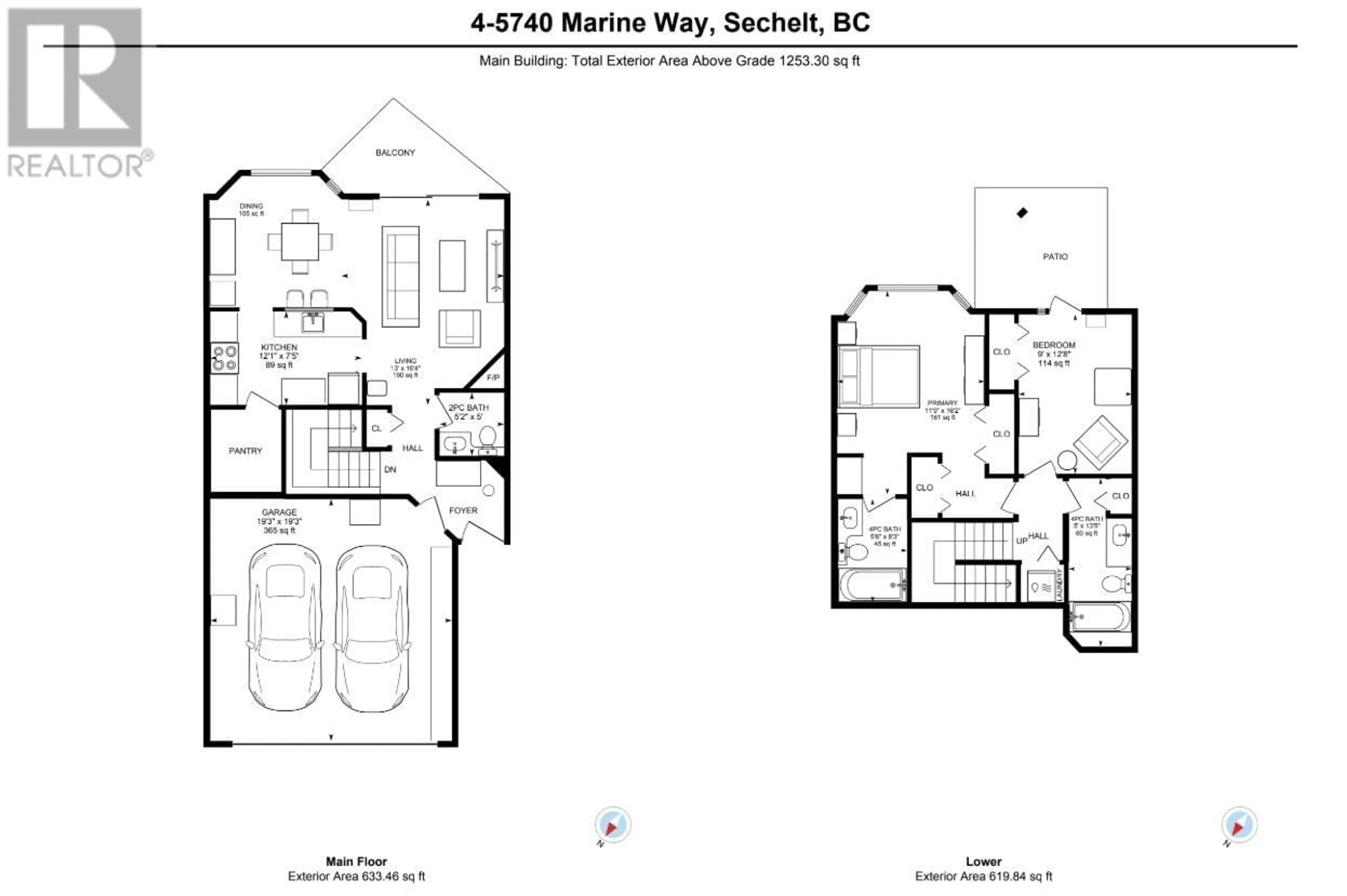 Floor plan for 4 - 5740 MARINE WAY, Sechelt British Columbia V7Z0K3