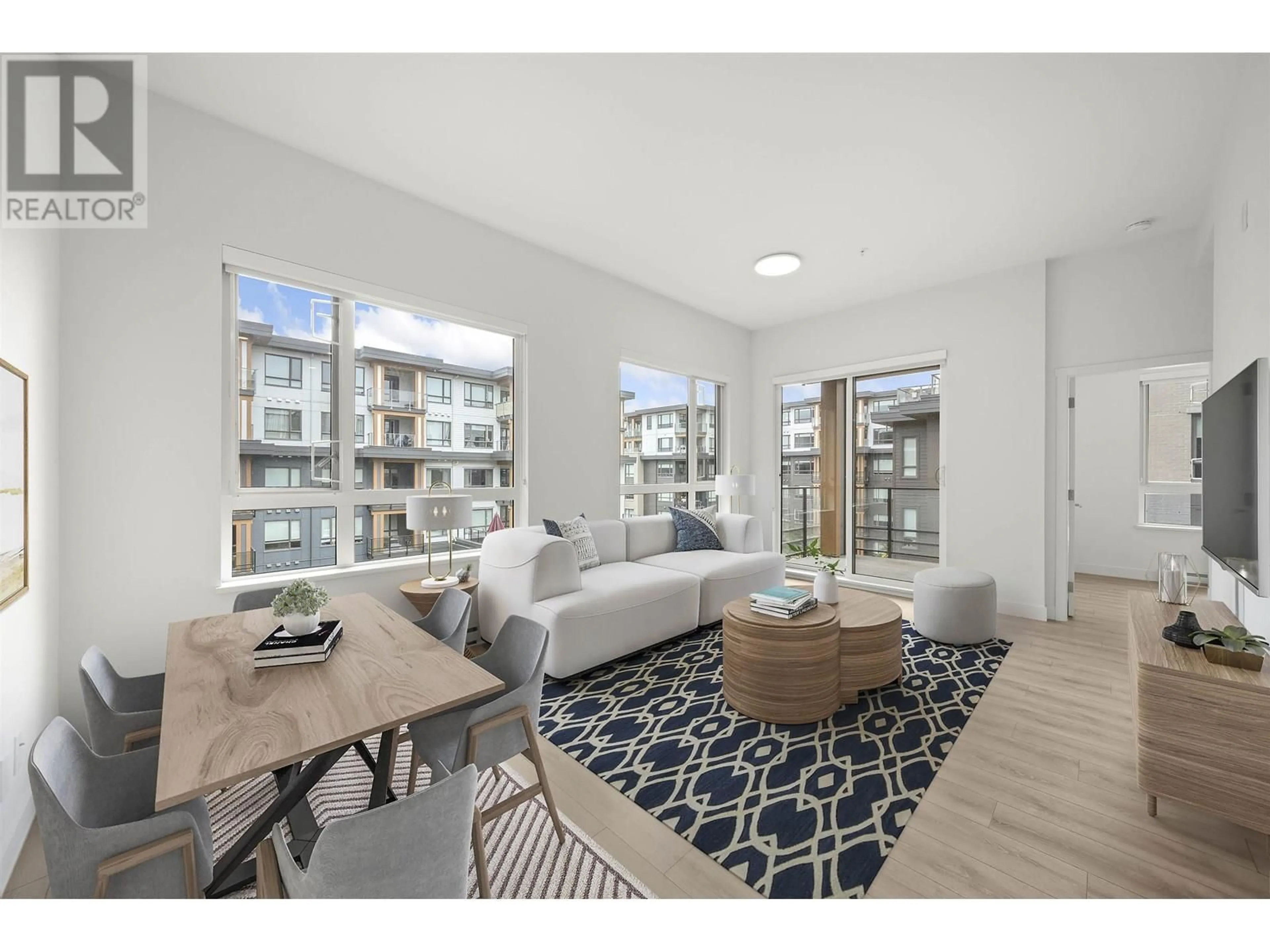 Living room with furniture, unknown for 401 - 735 ANSKAR COURT, Coquitlam British Columbia V3J0L7