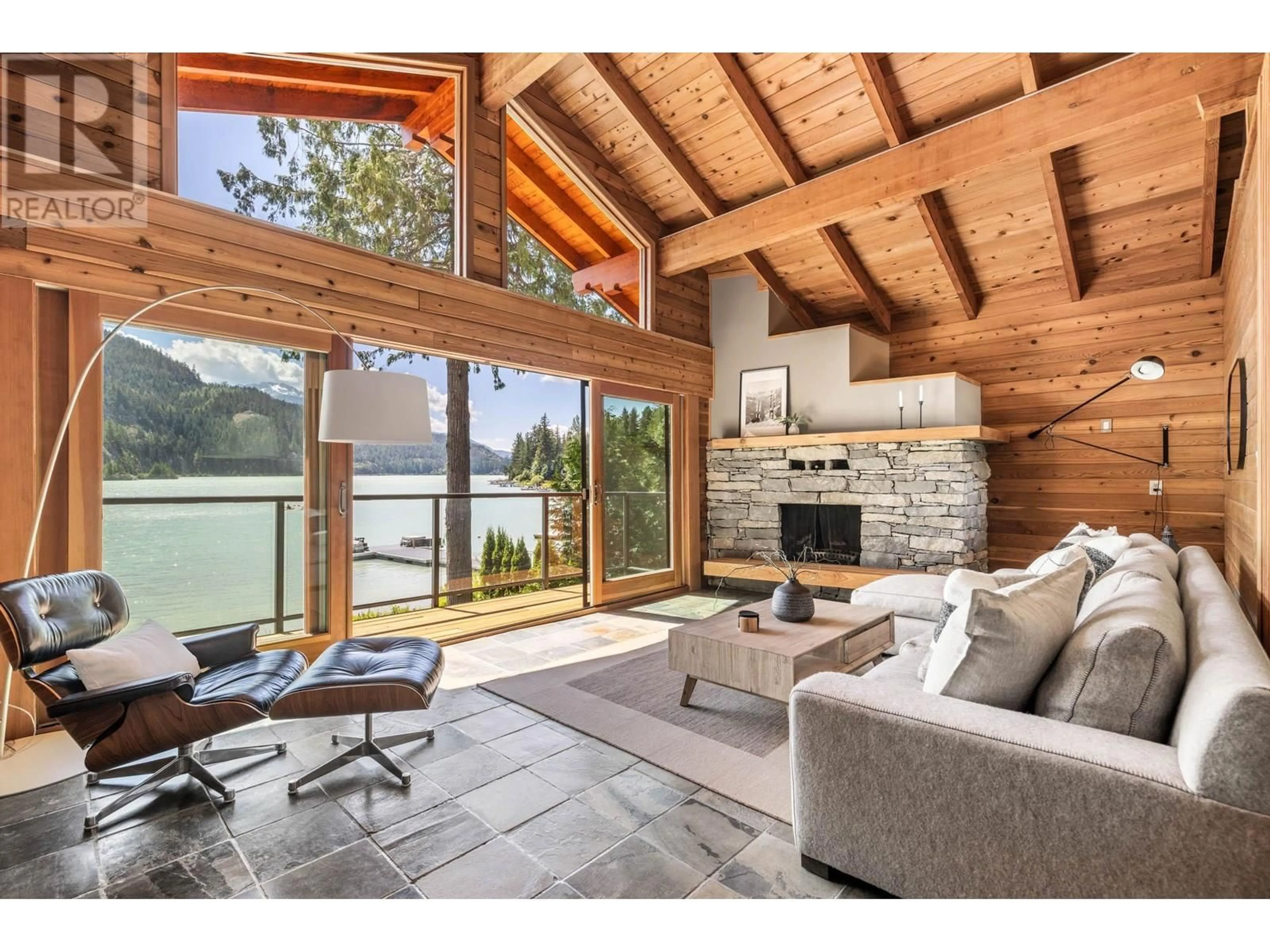 Living room with furniture, wood/laminate floor for 9249 LAKESHORE DRIVE, Whistler British Columbia V8E0G6