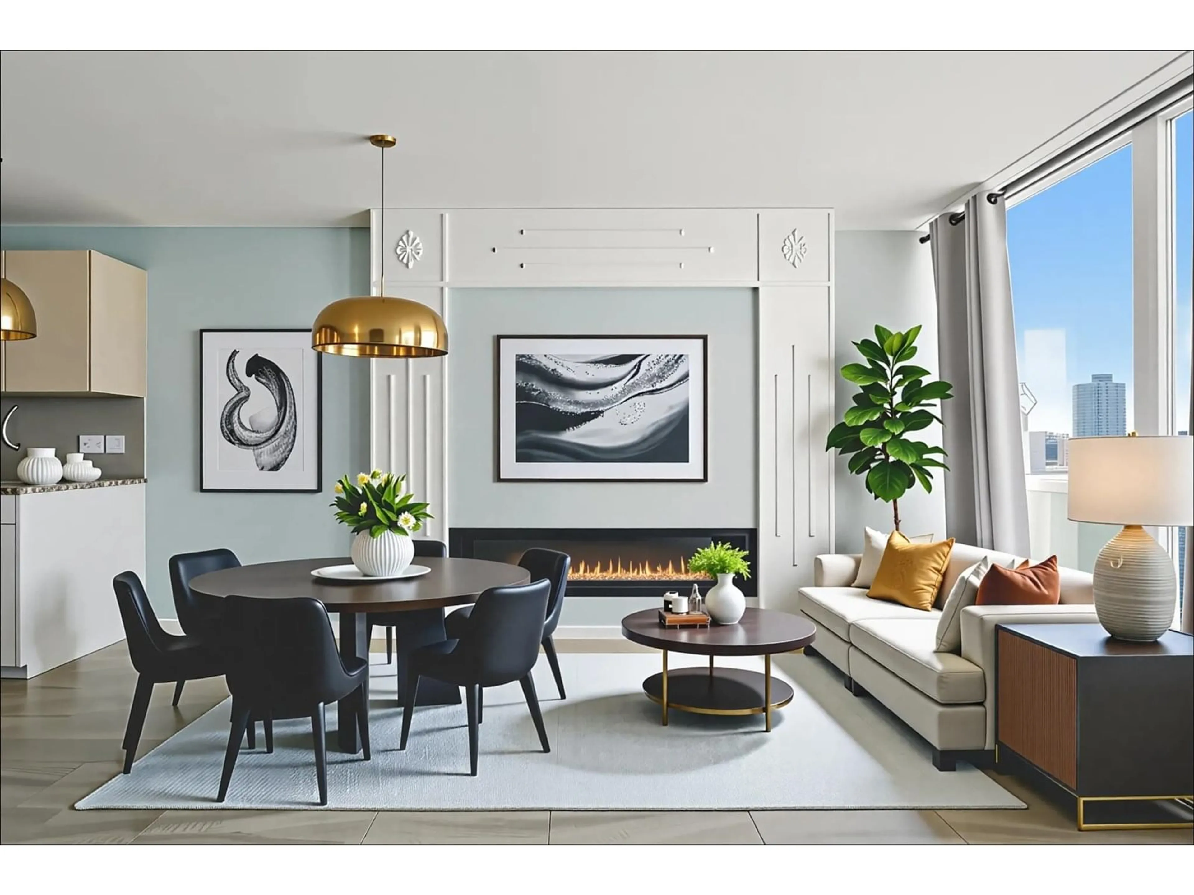 Living room with furniture, unknown for 1001 - 13618 100, Surrey British Columbia V3T0A8