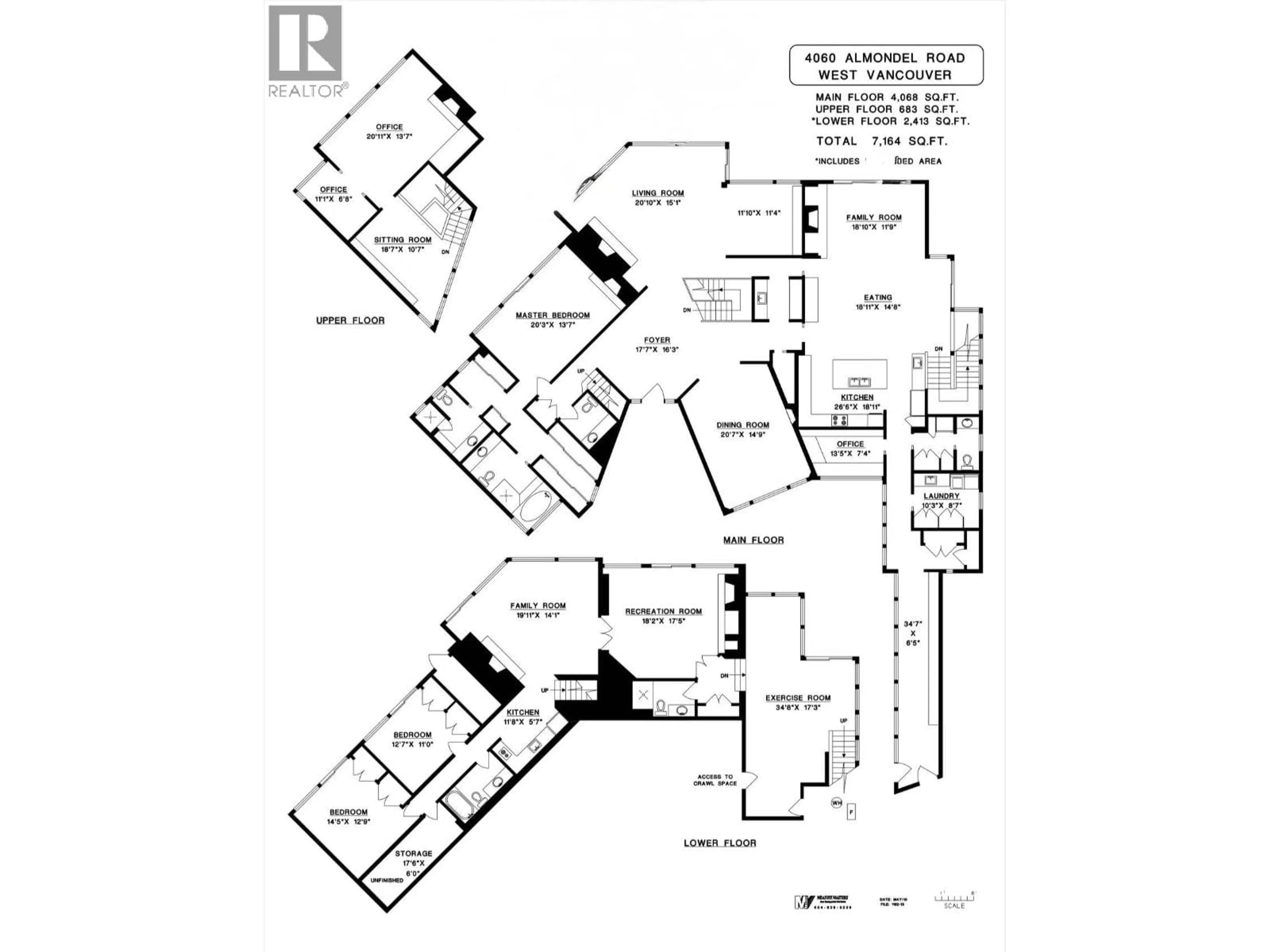 Floor plan for 4060 ALMONDEL ROAD, West Vancouver British Columbia V7V3L5