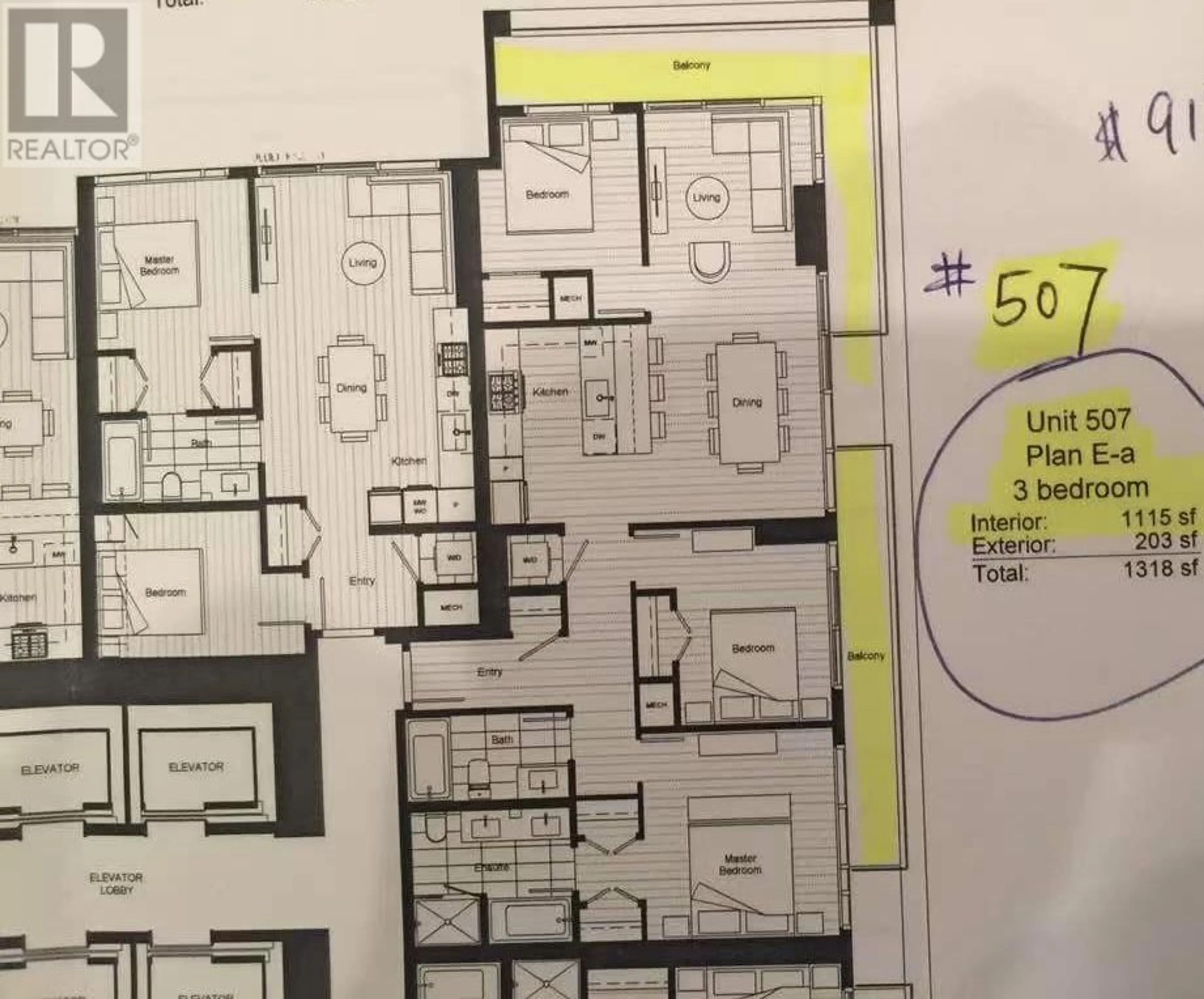 Floor plan for 507 - 6000 MCKAY AVENUE, Burnaby British Columbia V5H0K2