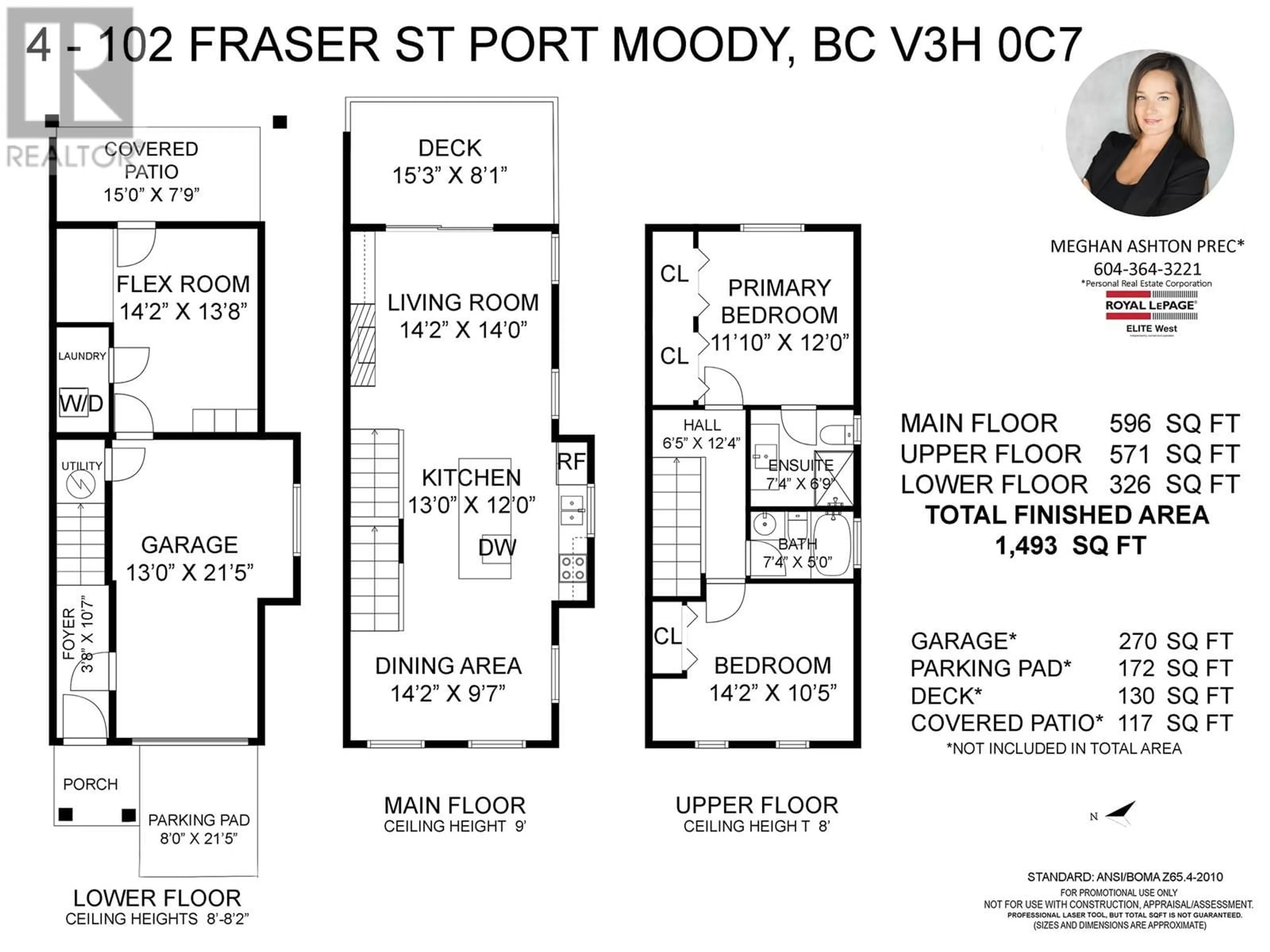 Floor plan for 4 - 102 FRASER STREET, Port Moody British Columbia V3H0C7