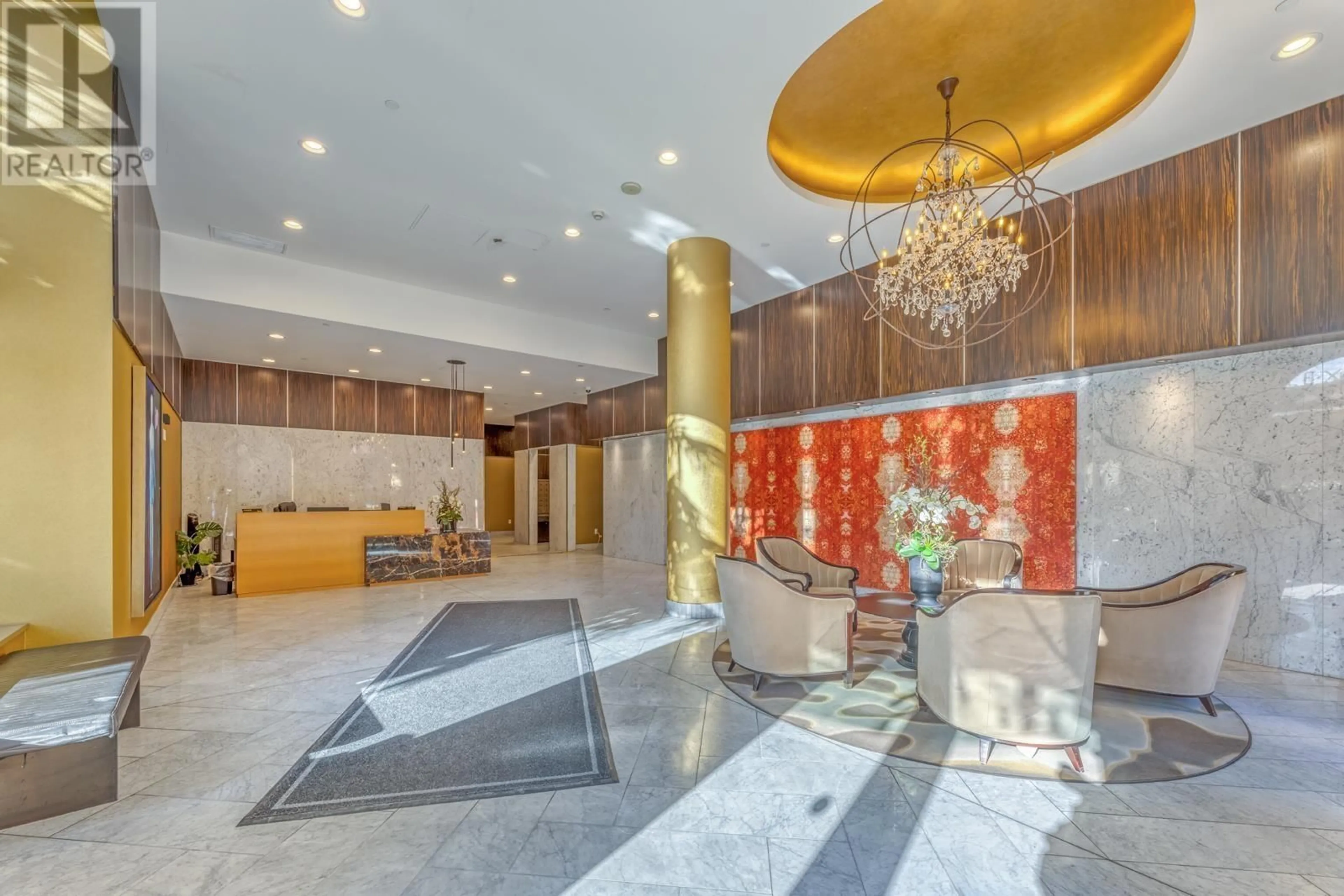 Lobby for 1602 - 1221 BIDWELL STREET, Vancouver British Columbia V6G0B1