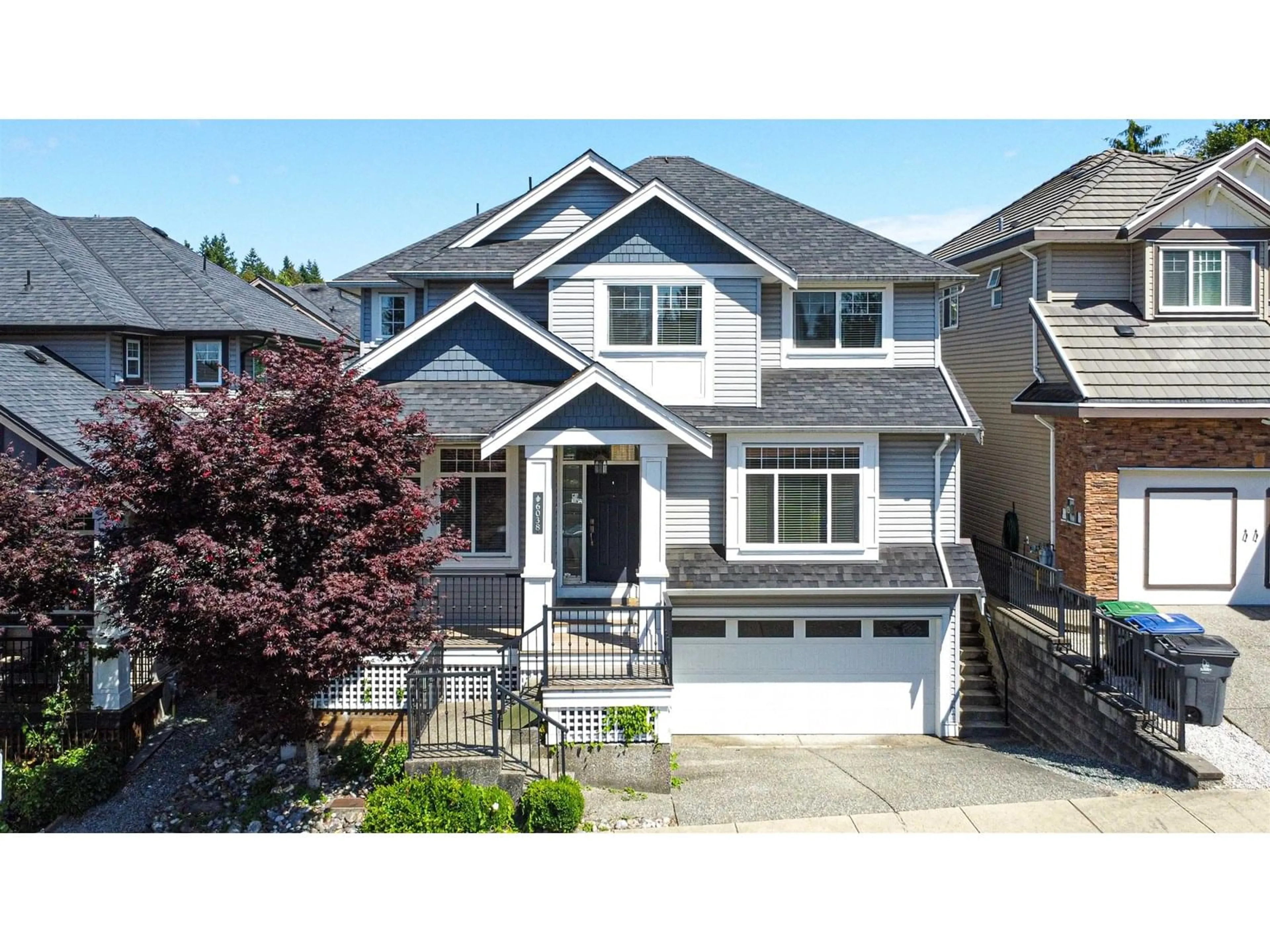 Home with vinyl exterior material, street for 6038 145, Surrey British Columbia V3S4R4