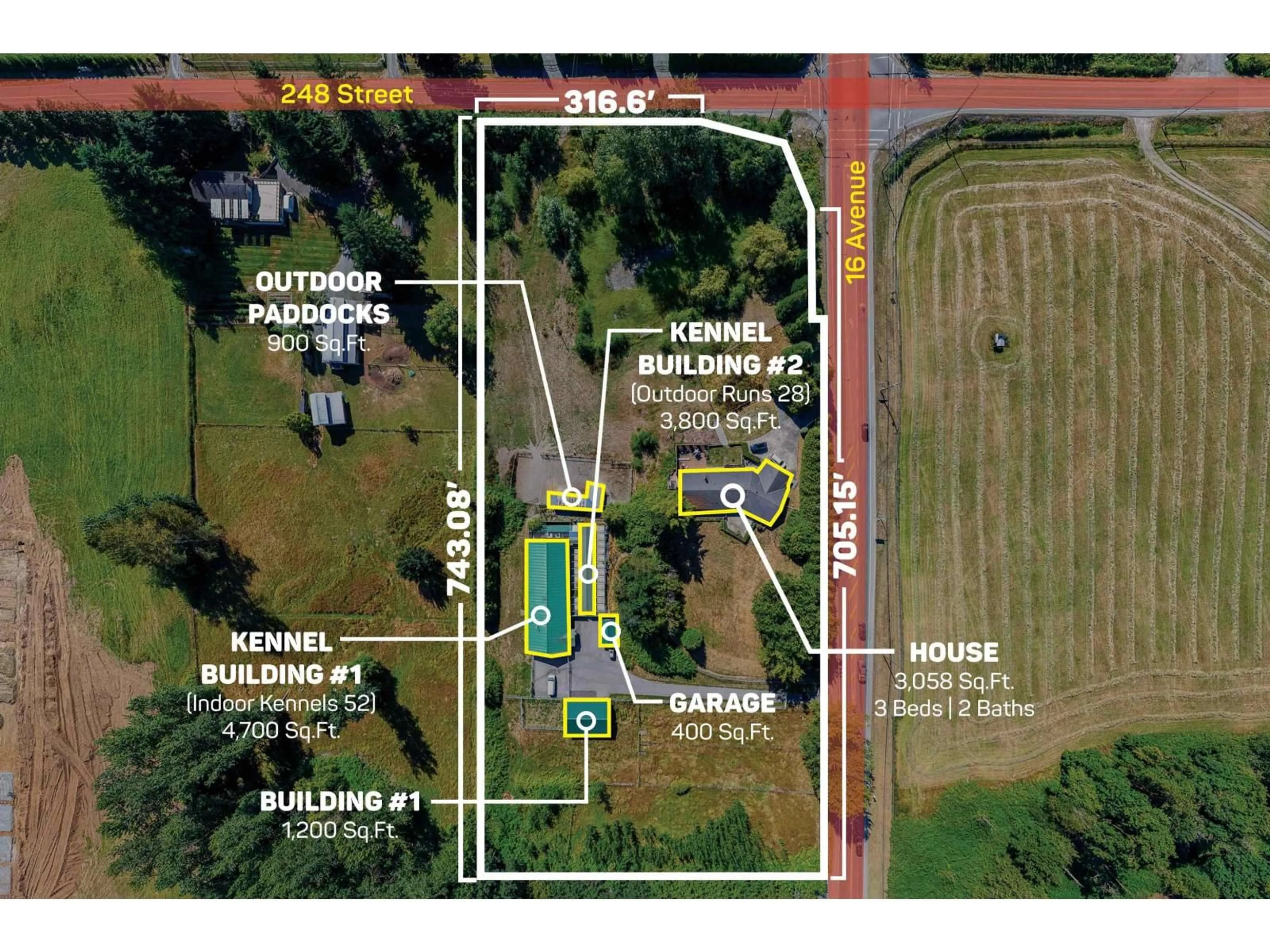 A pic from outside/outdoor area/front of a property/back of a property/a pic from drone, street for 24862 16, Langley British Columbia V4W2R6