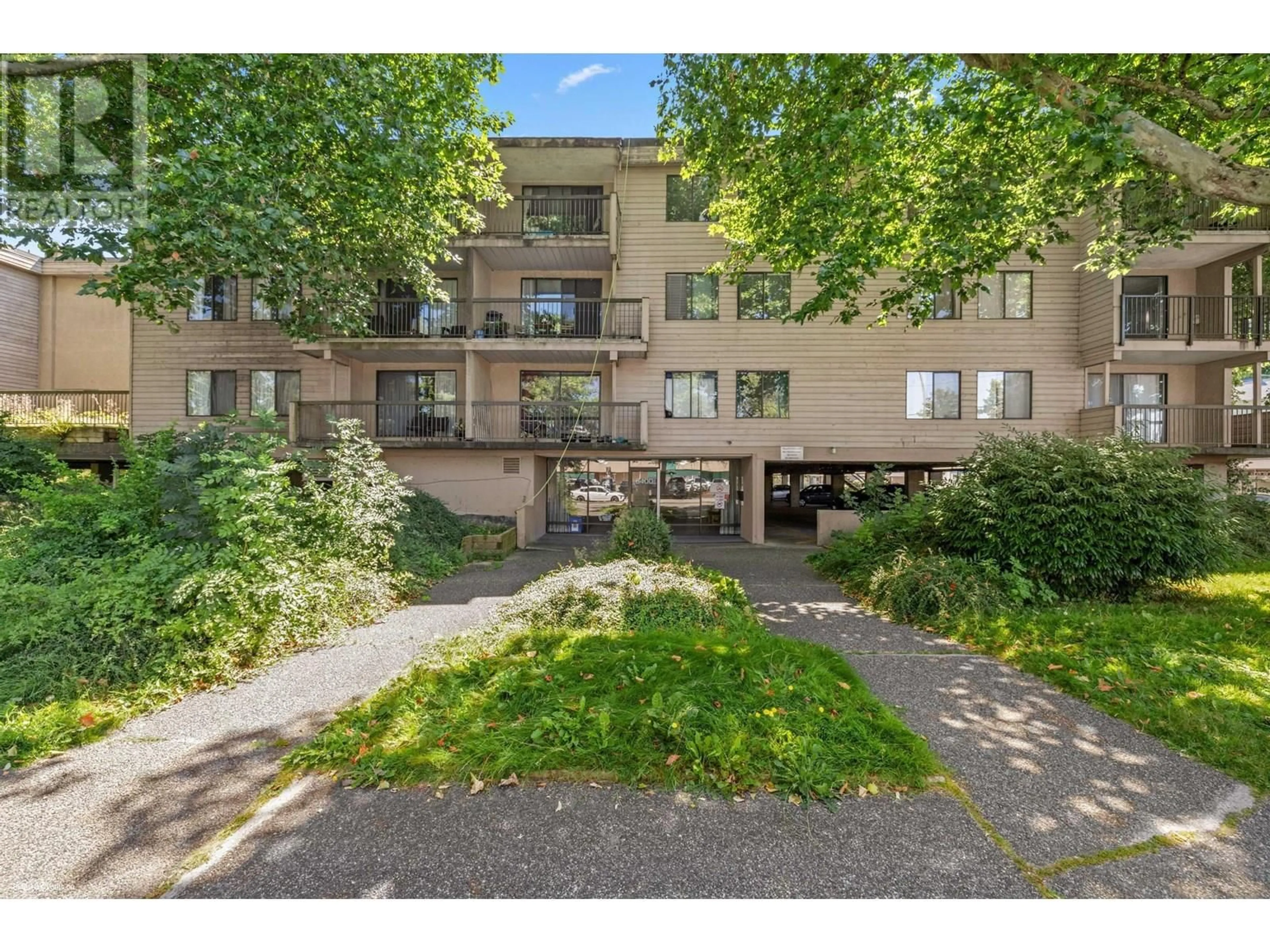A pic from outside/outdoor area/front of a property/back of a property/a pic from drone, unknown for 211 - 8400 LANSDOWNE ROAD, Richmond British Columbia V6X3G3