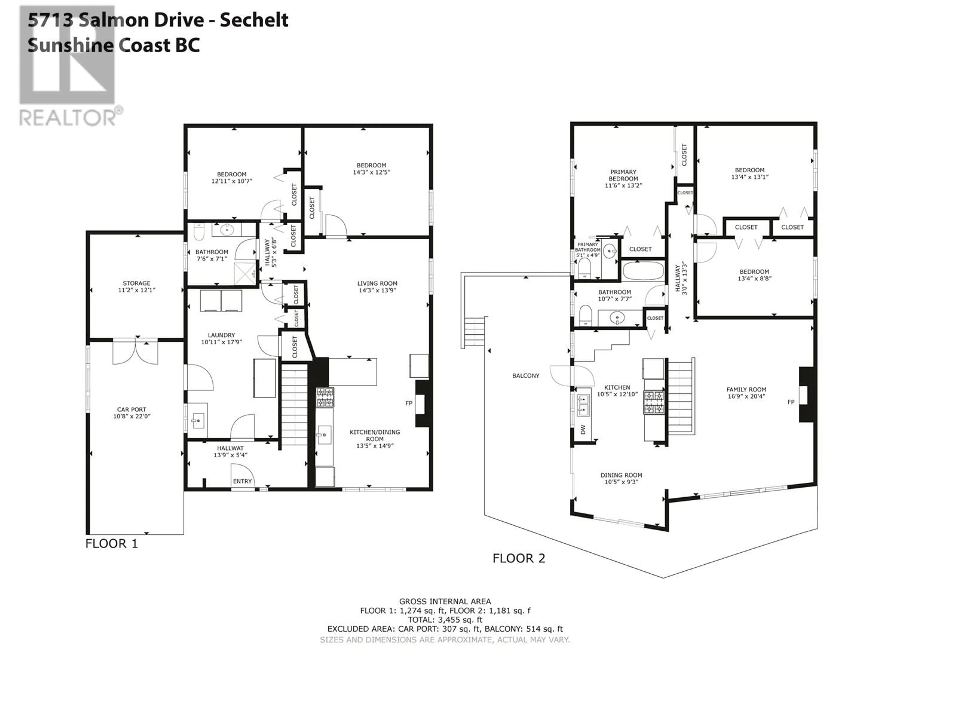Floor plan for 5713 SALMON DRIVE, Sechelt British Columbia V0N3A0