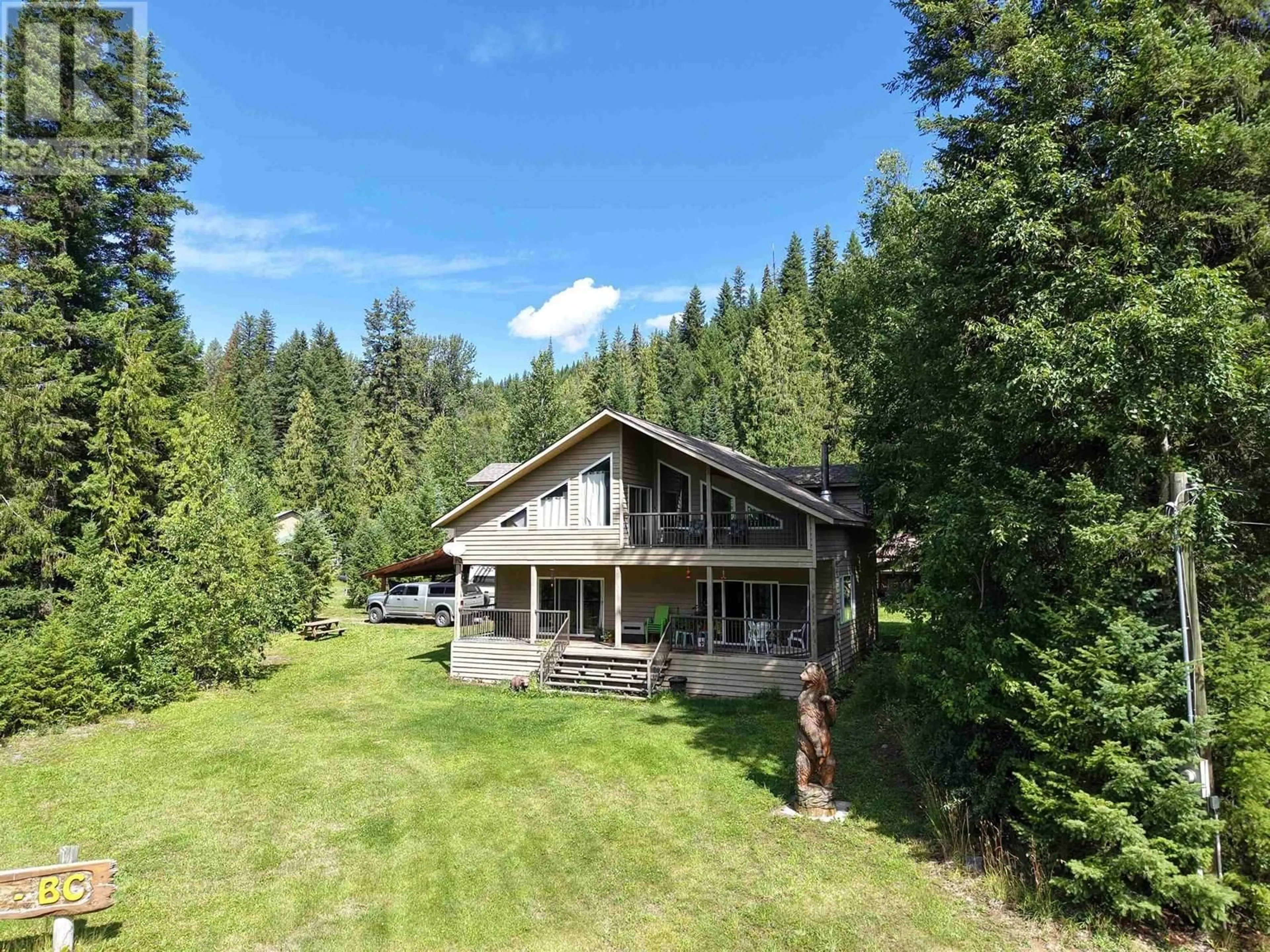 A pic from outside/outdoor area/front of a property/back of a property/a pic from drone, unknown for 4871 QUESNEL FORKS ROAD, Likely British Columbia V0J1N0