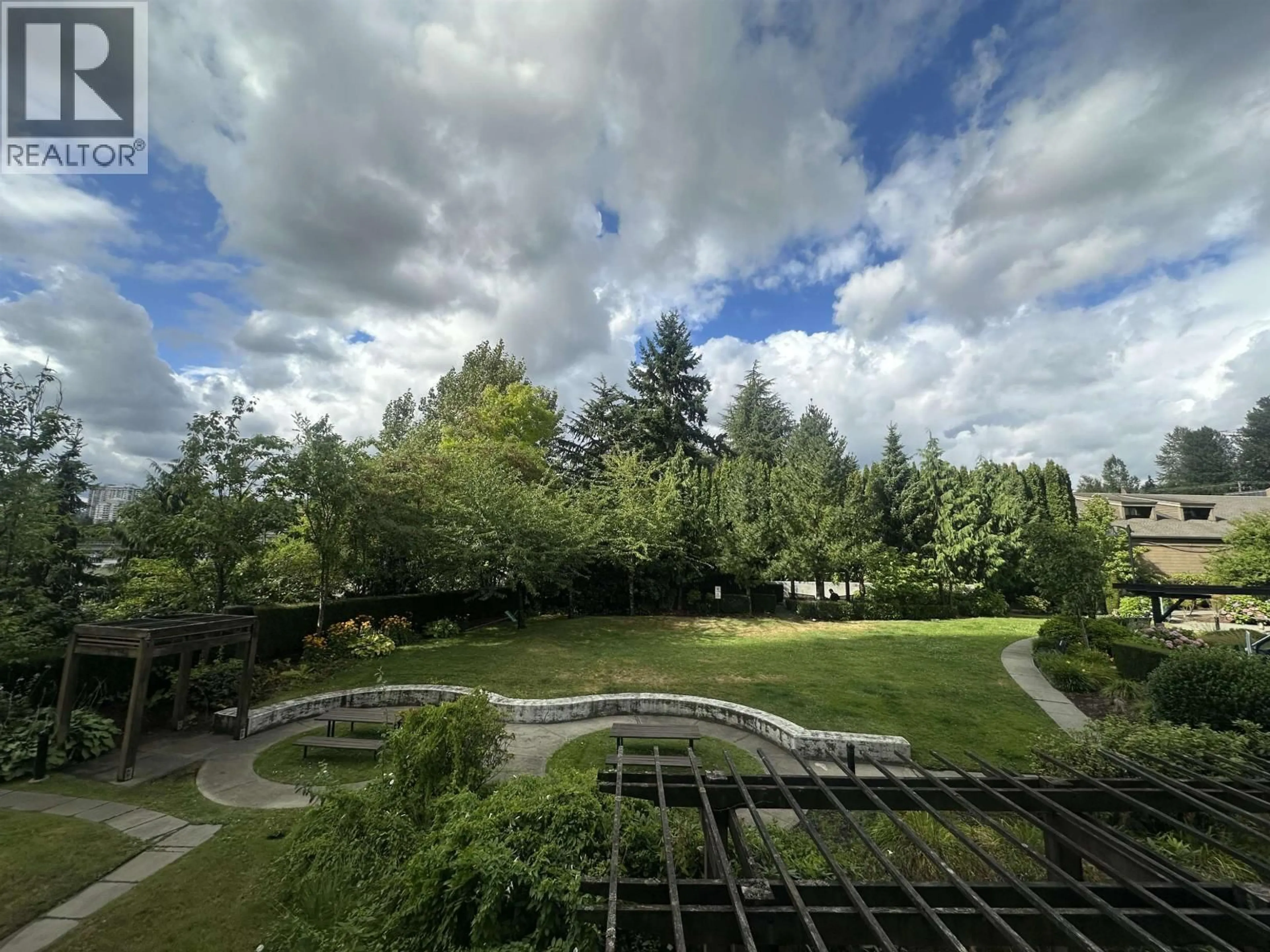 A pic from outside/outdoor area/front of a property/back of a property/a pic from drone, water/lake/river/ocean view for 206 - 555 DELESTRE AVENUE, Coquitlam British Columbia V3K0A9