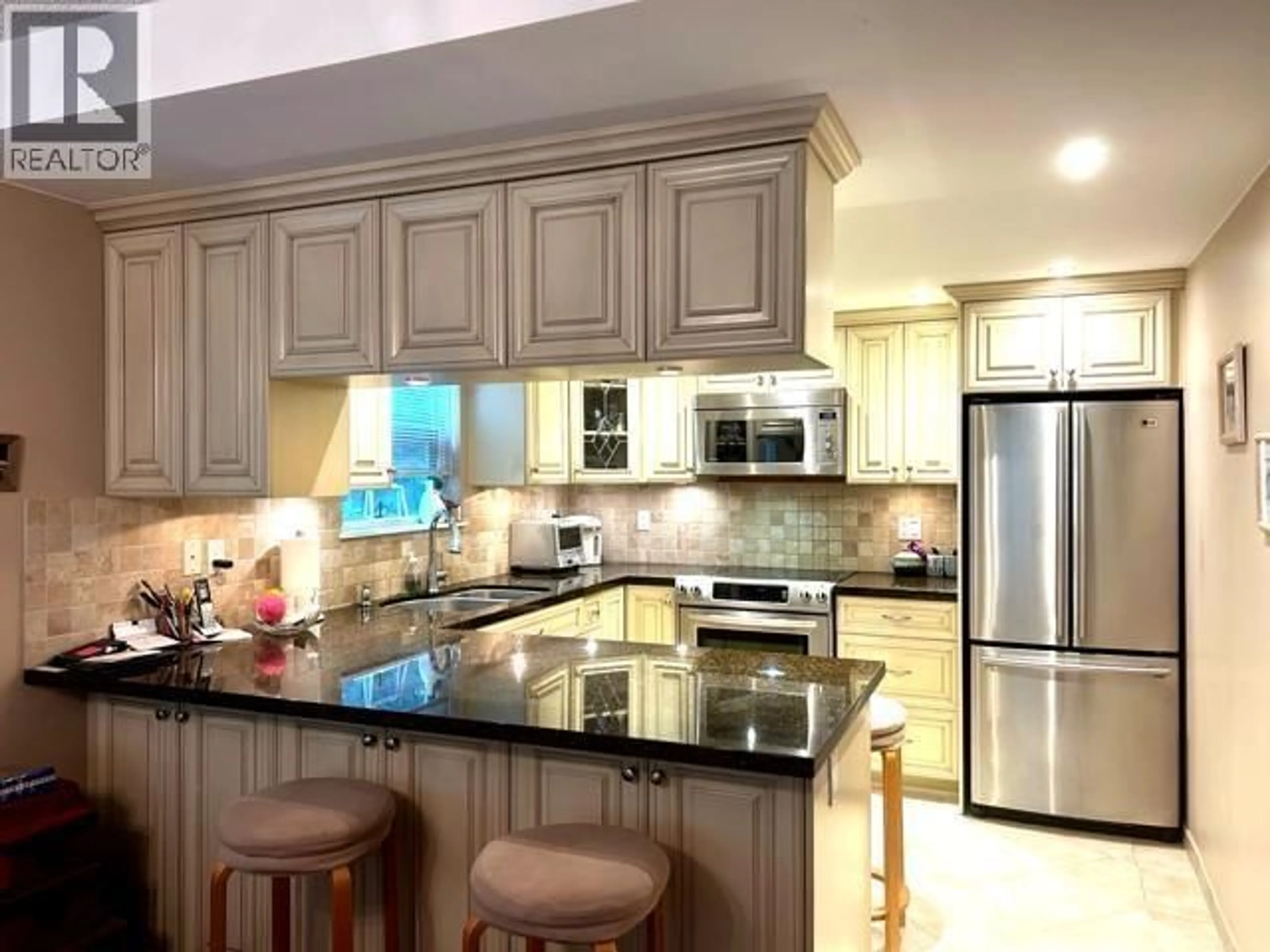 Contemporary kitchen, ceramic/tile floor for 44 - 9000 ASH GROVE CRESCENT, Burnaby British Columbia V5A4M3
