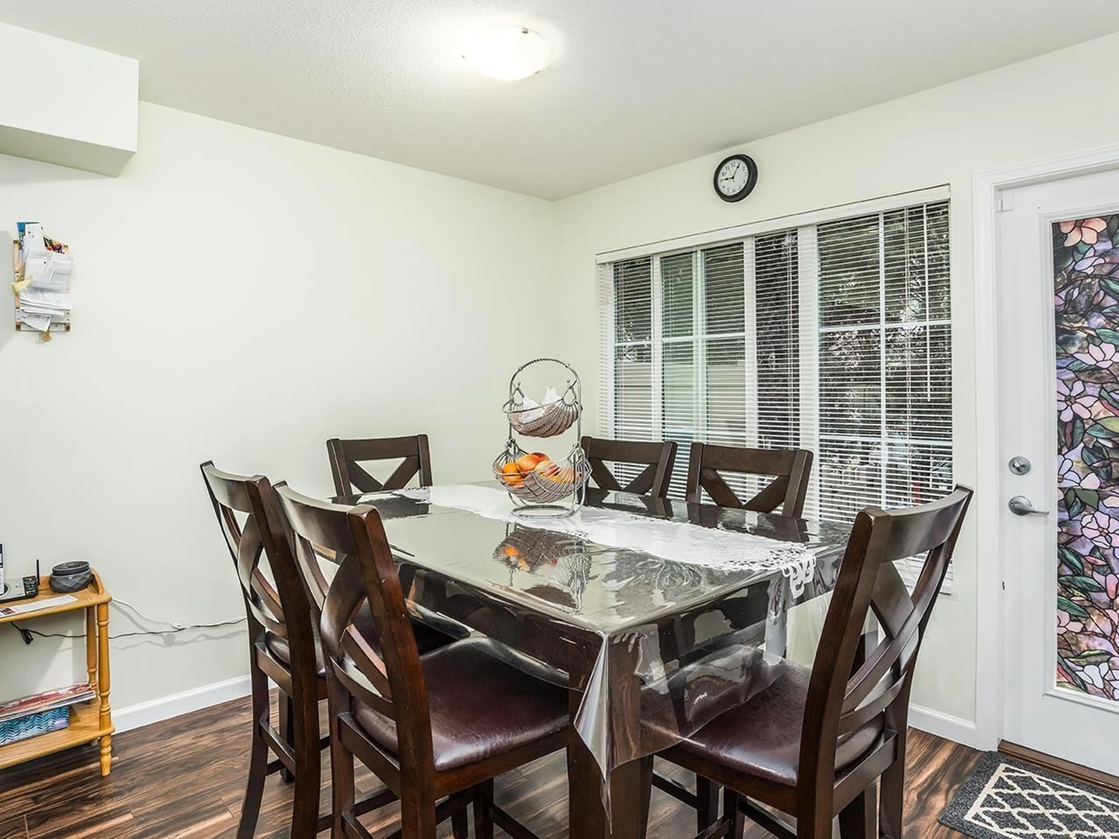 Dining room, wood/laminate floor for 30 - 12778 66, Surrey British Columbia V3W1K9