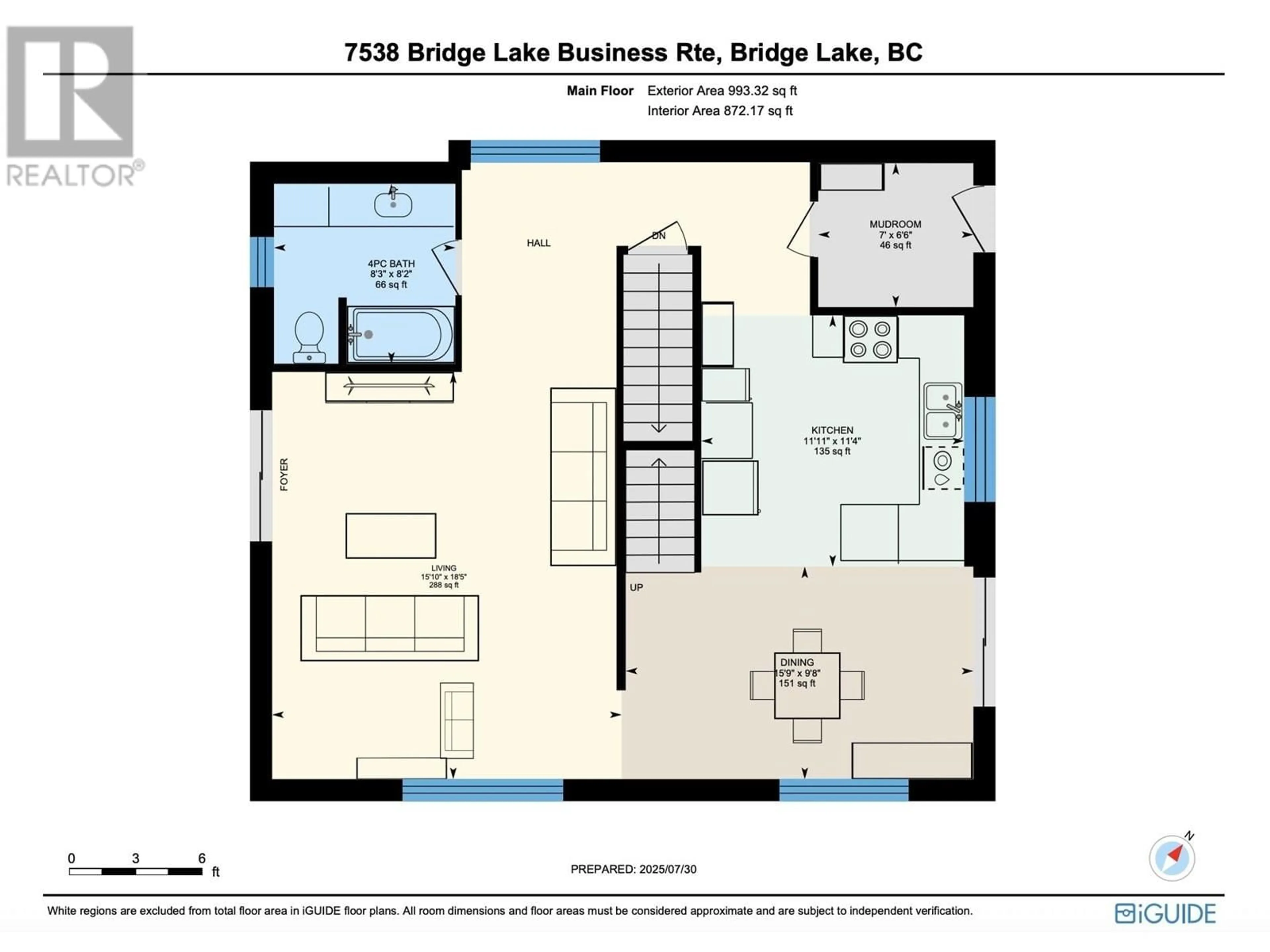 Floor plan for 7538 BRIDGE LAKE BUSINESS RTE, Bridge Lake British Columbia V0K1E0