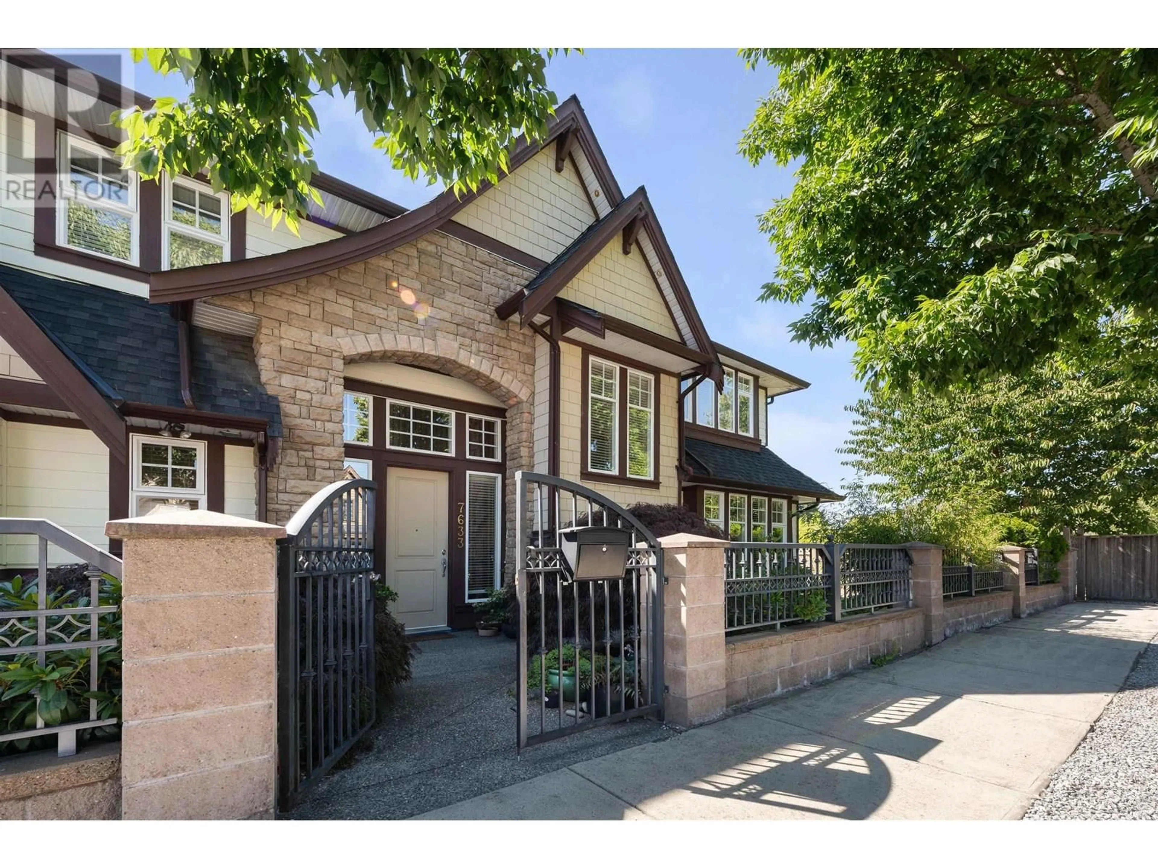 Home with brick exterior material, street for 7633 ARMSTRONG STREET, Richmond British Columbia V6Y0C5