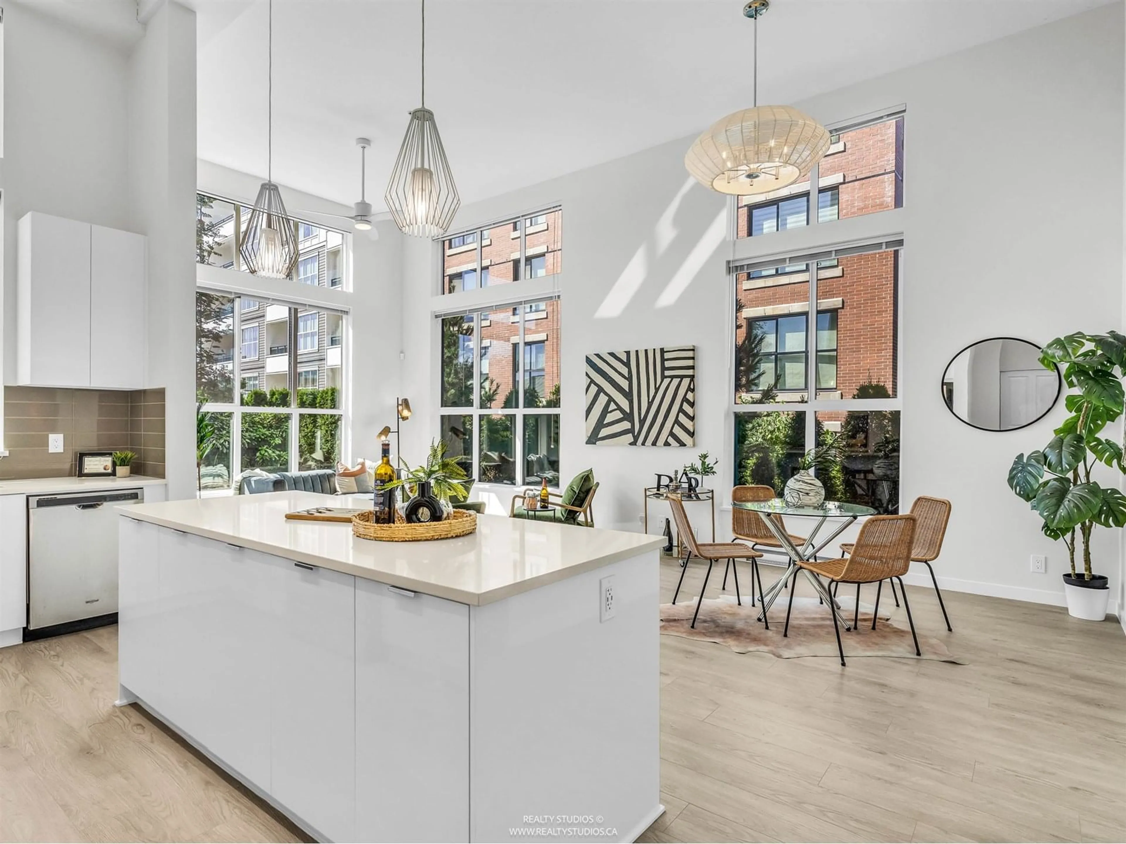Open concept kitchen, unknown for C107 - 8150 207, Langley British Columbia V2Y4J4