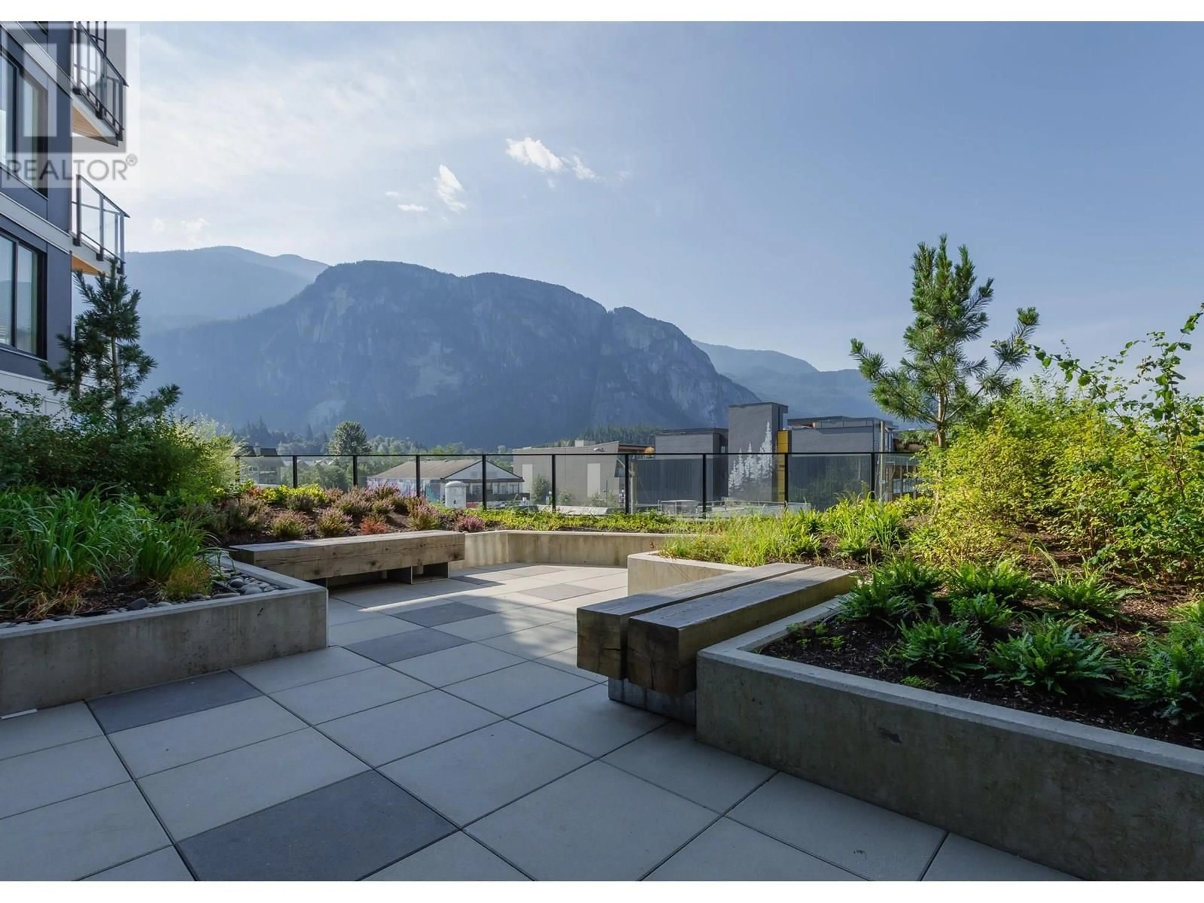 Patio, mountain view for 304 - 1365 PEMBERTON AVENUE, Squamish British Columbia V8B1B7