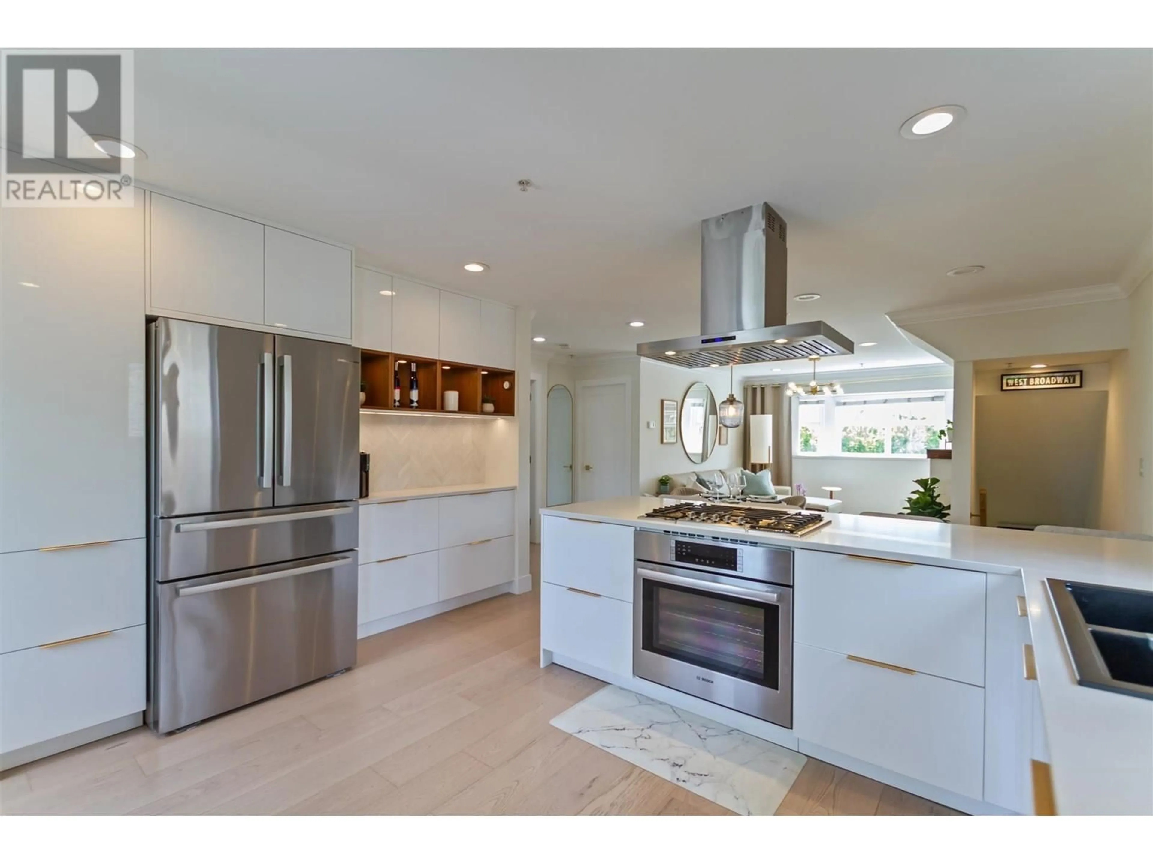 Open concept kitchen, ceramic/tile floor for 6450 ST. GEORGE STREET, Vancouver British Columbia V5W2Y6