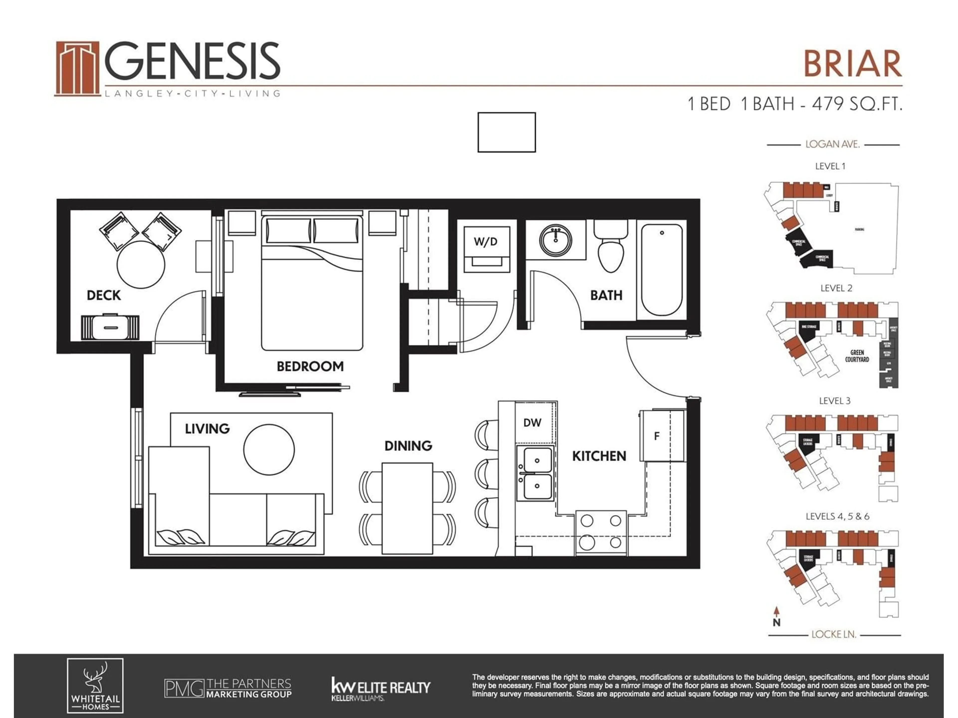 Floor plan for 212 - 20360 LOGAN, Langley British Columbia V3A0P5