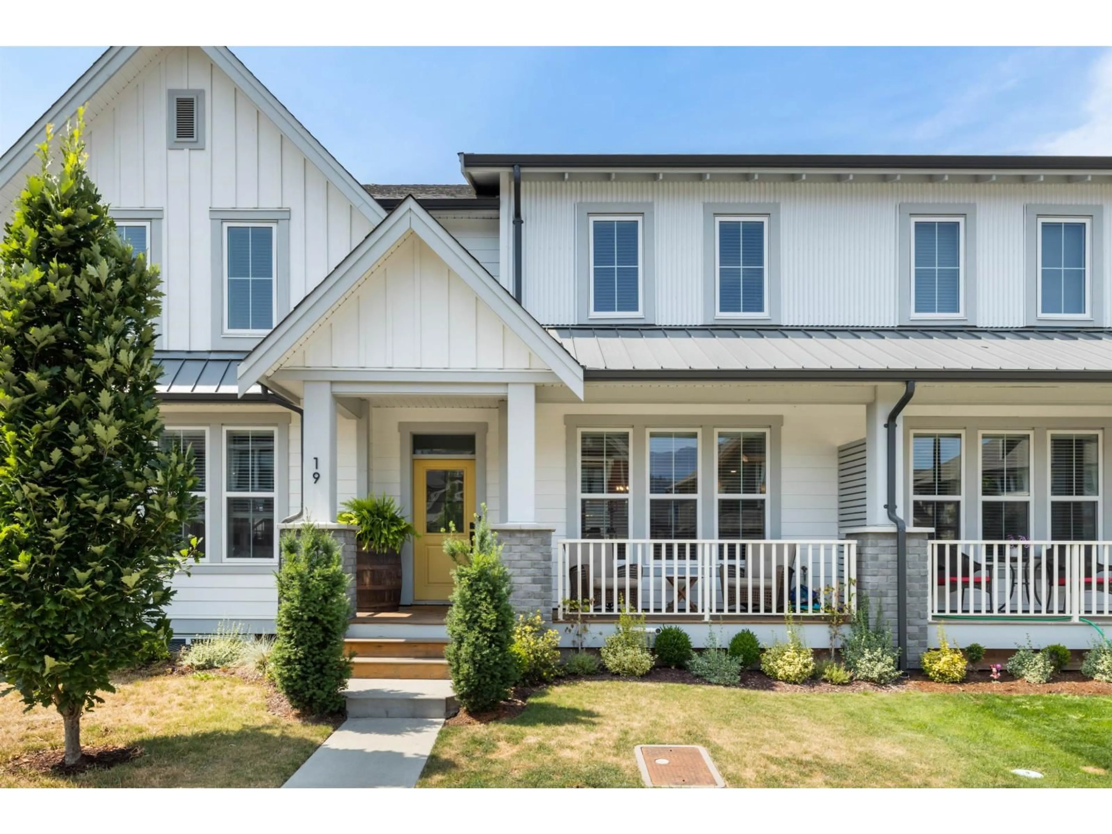 Home with brick exterior material, street for 19 - 46211 PROMONTORY ROAD, Chilliwack British Columbia V2R6E4