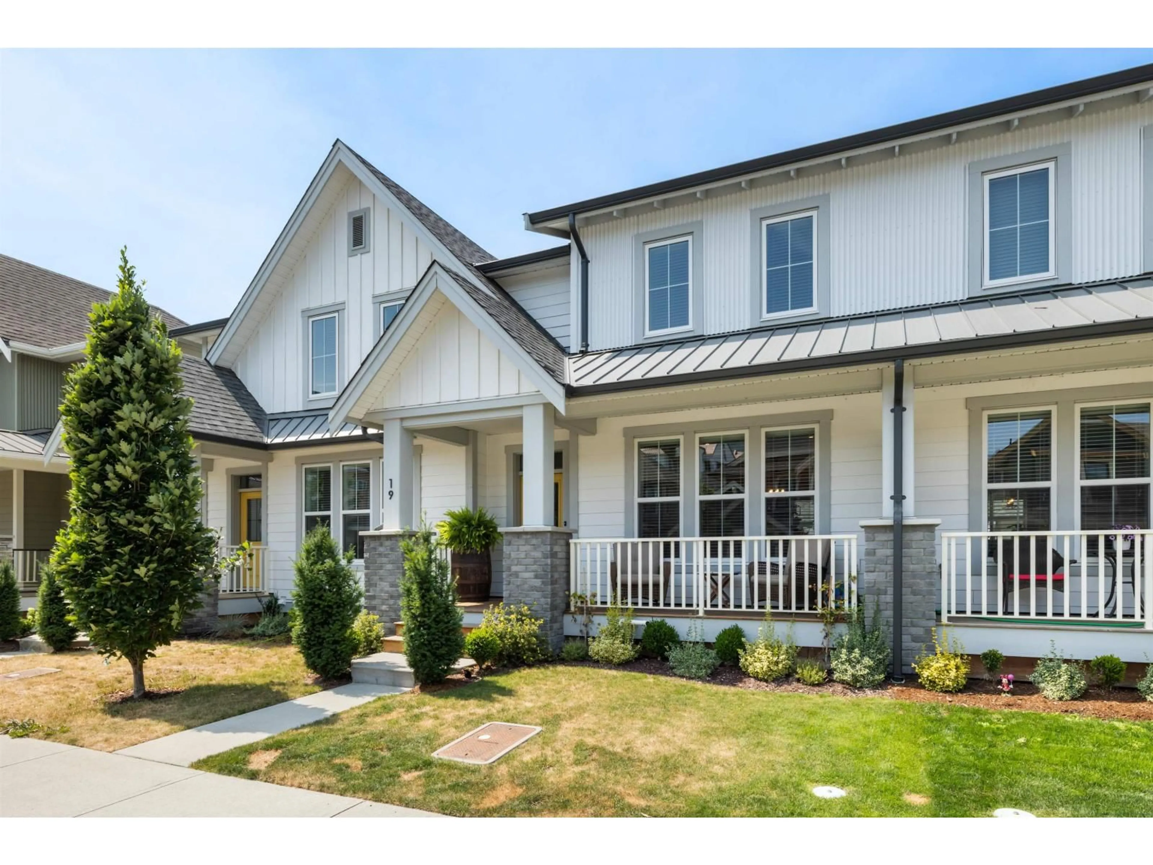 Home with brick exterior material, street for 19 - 46211 PROMONTORY ROAD, Chilliwack British Columbia V2R6E4