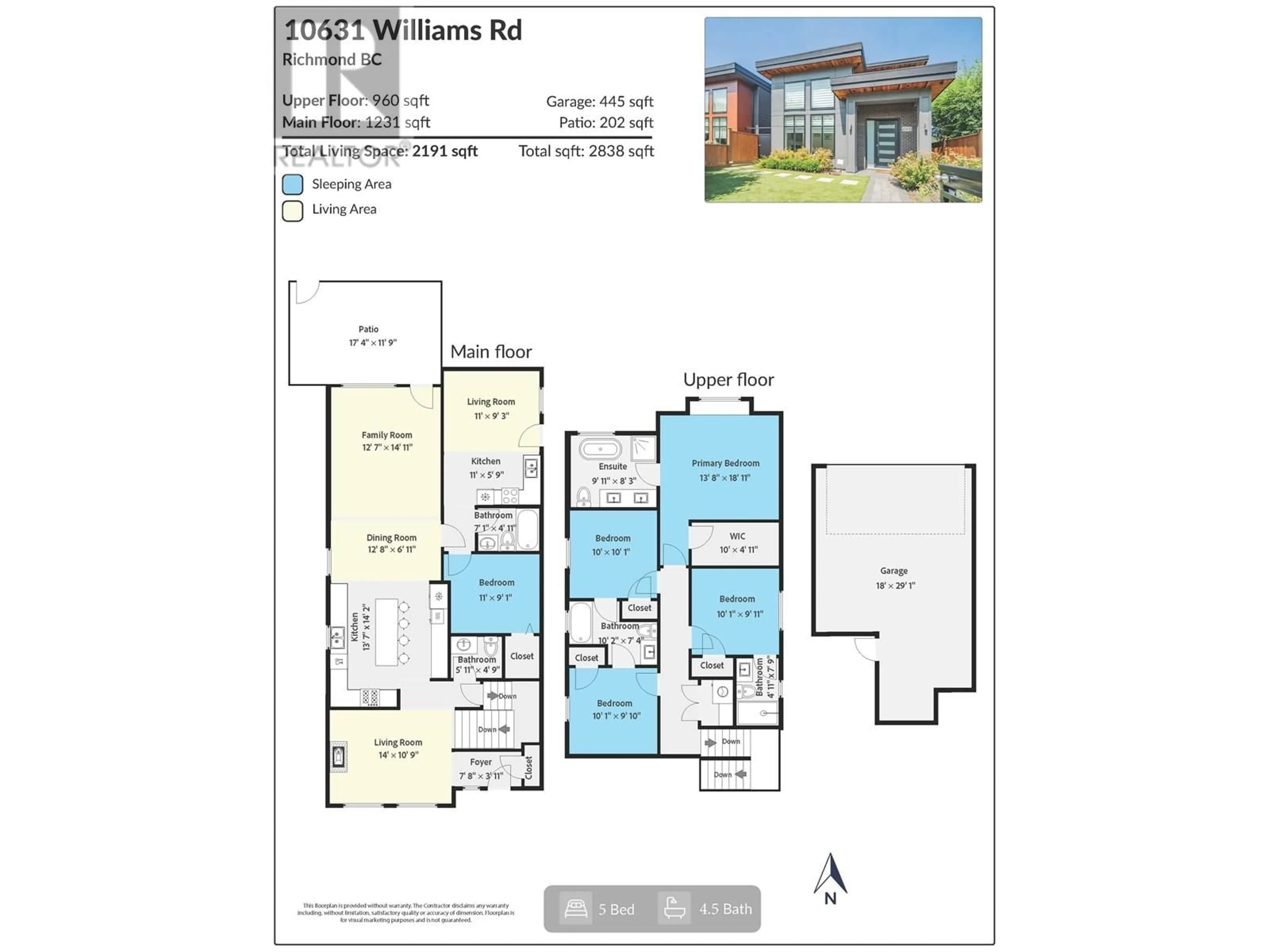 Floor plan for 10631 WILLIAMS ROAD, Richmond British Columbia V7A1H9