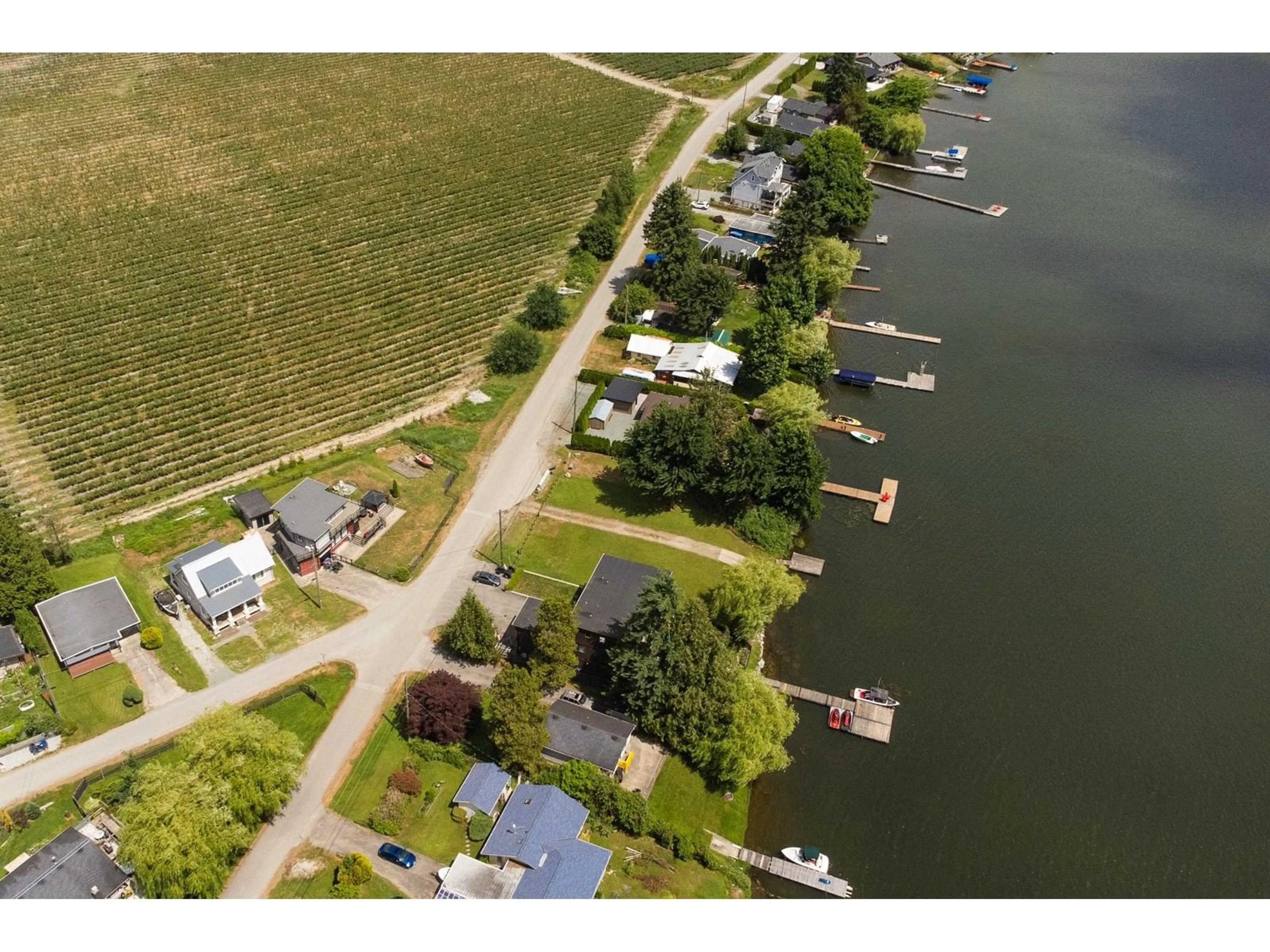 A pic from outside/outdoor area/front of a property/back of a property/a pic from drone, water/lake/river/ocean view for 35117 NORTH SWARD, Mission British Columbia V2V7H1