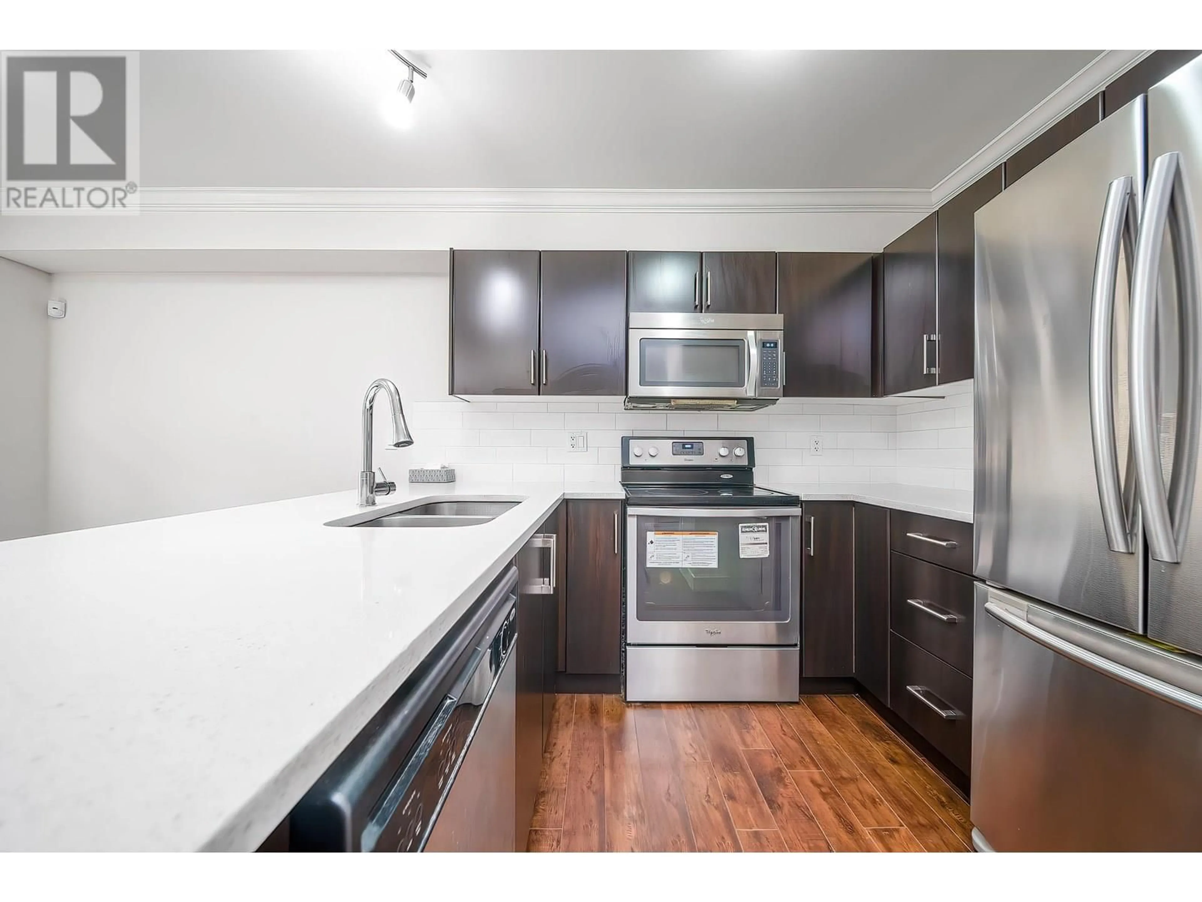 Standard kitchen, wood/laminate floor for 9 - 11111 CAMBIE ROAD, Richmond British Columbia V6X1L3