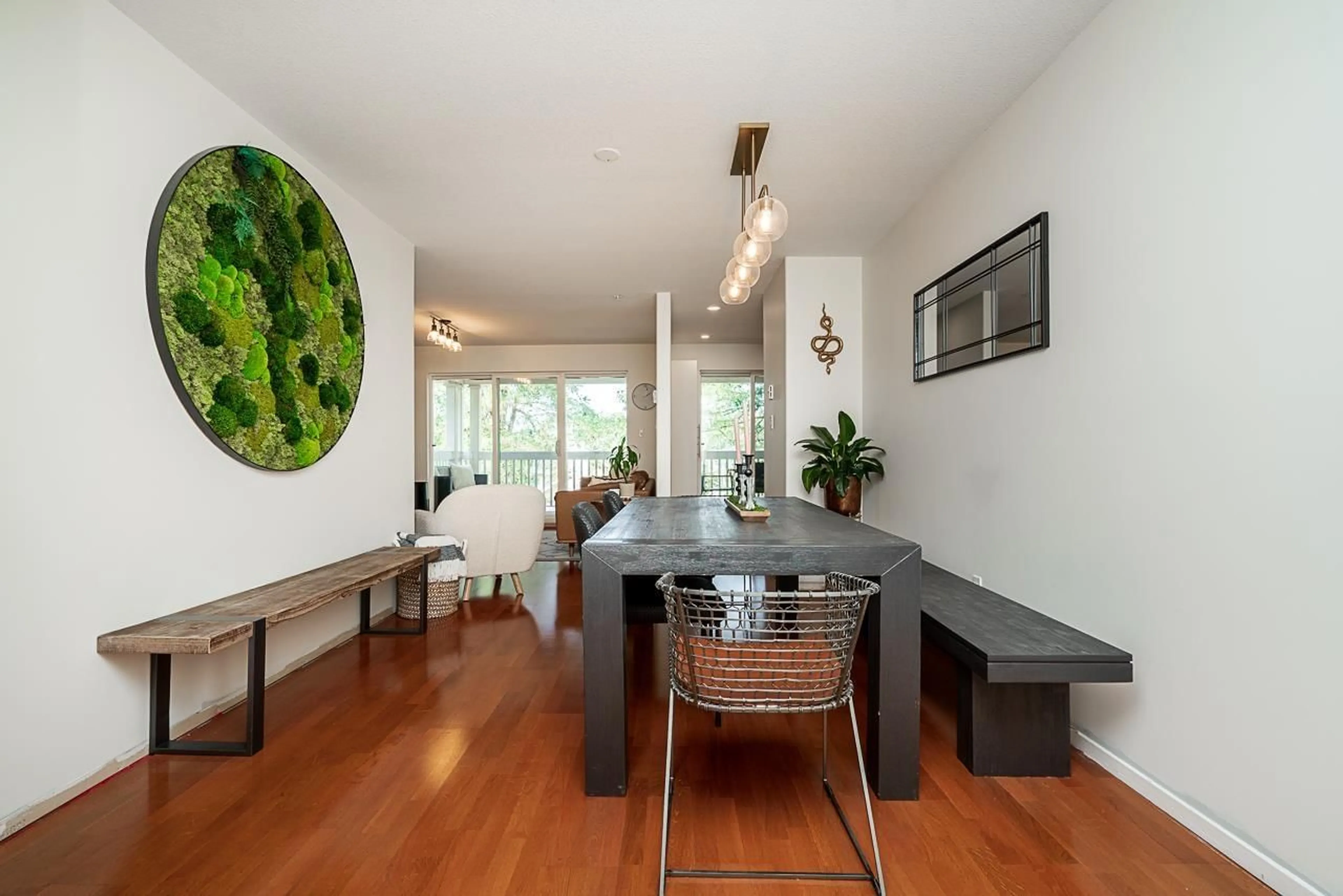 Dining room, wood/laminate floor for 330 - 22020 49, Langley British Columbia V3A3R9