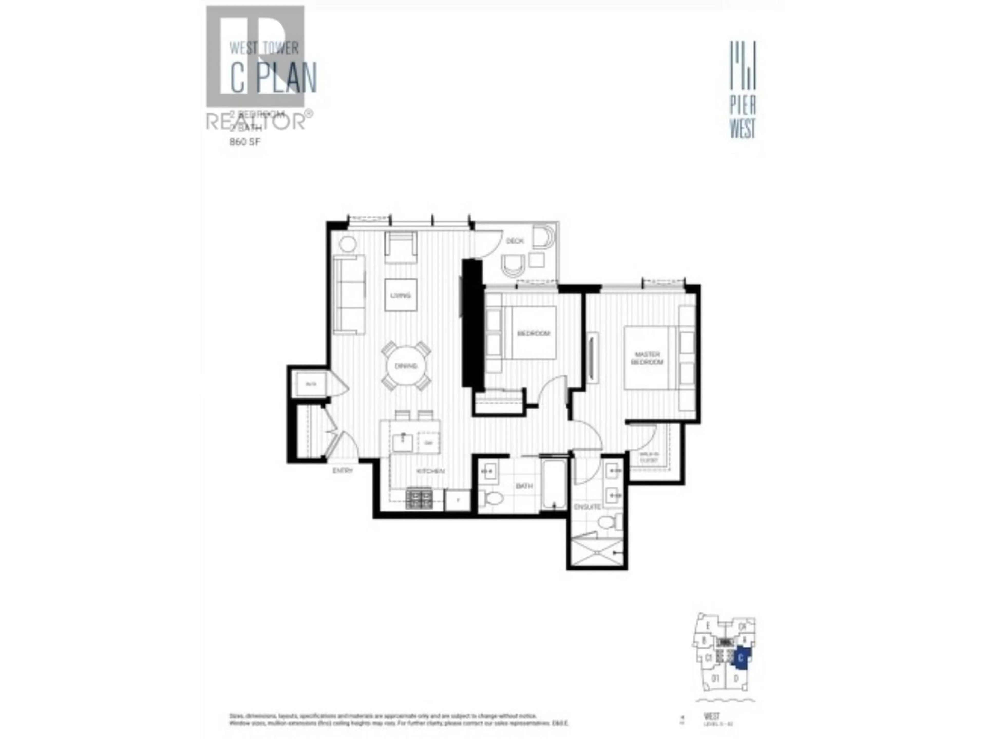 Floor plan for 2006 - 680 QUAYSIDE DRIVE, New Westminster British Columbia V3M0P2