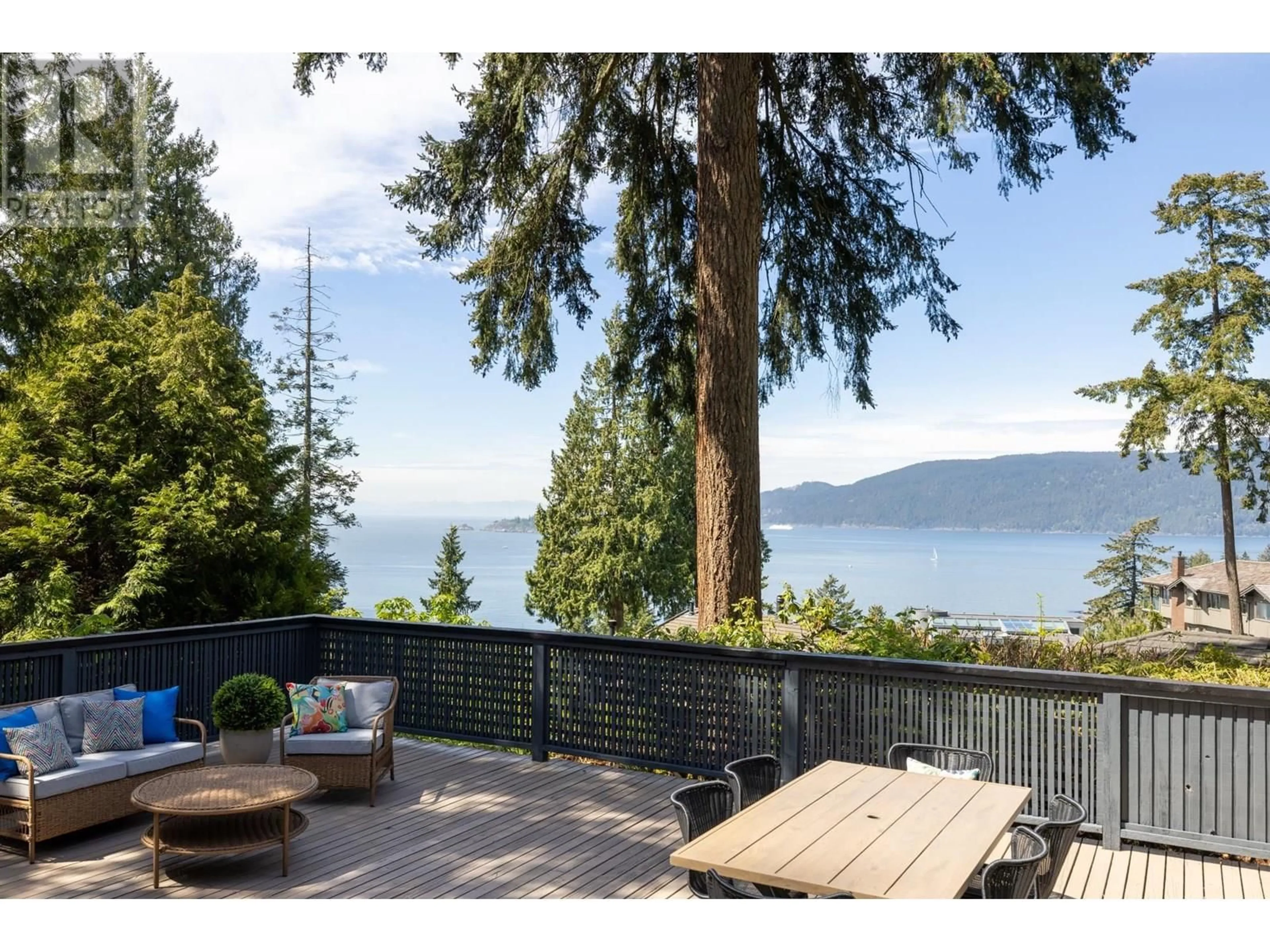 Patio, water/lake/river/ocean view for 5502 PARTHENON PLACE, West Vancouver British Columbia V7W2V7