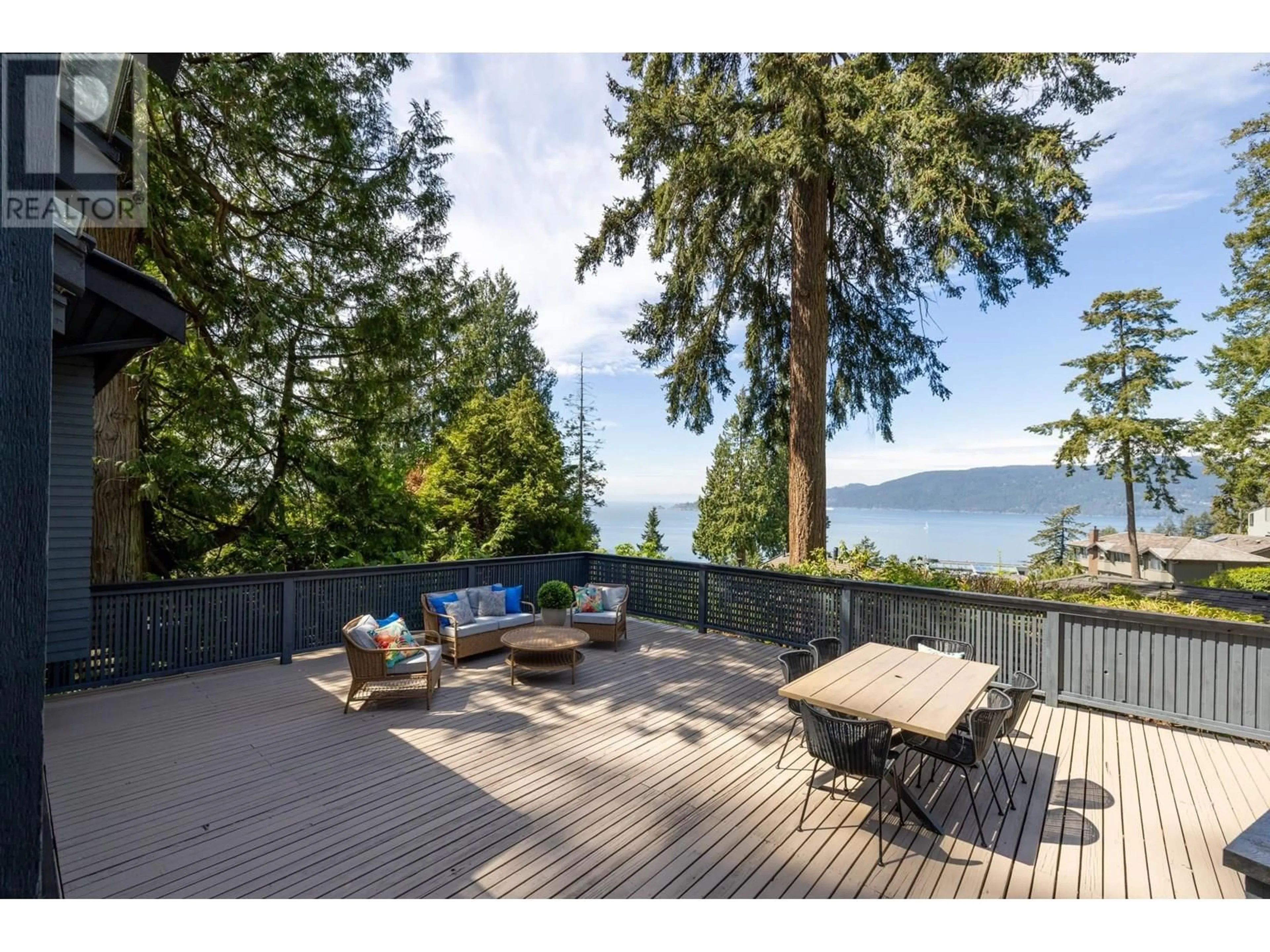 Patio, water/lake/river/ocean view for 5502 PARTHENON PLACE, West Vancouver British Columbia V7W2V7