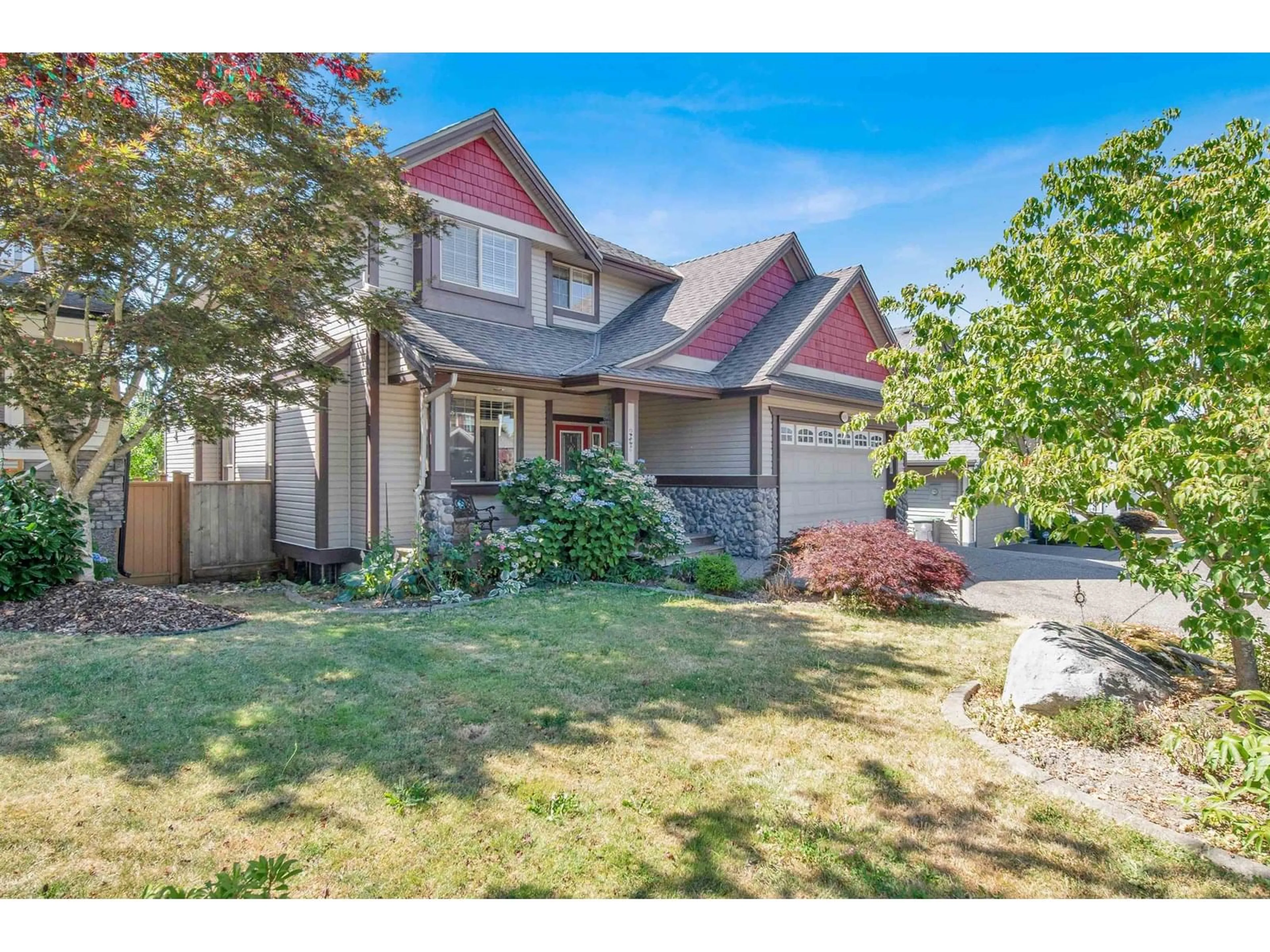 Home with vinyl exterior material, street for 6081 164A, Surrey British Columbia V3S3V8