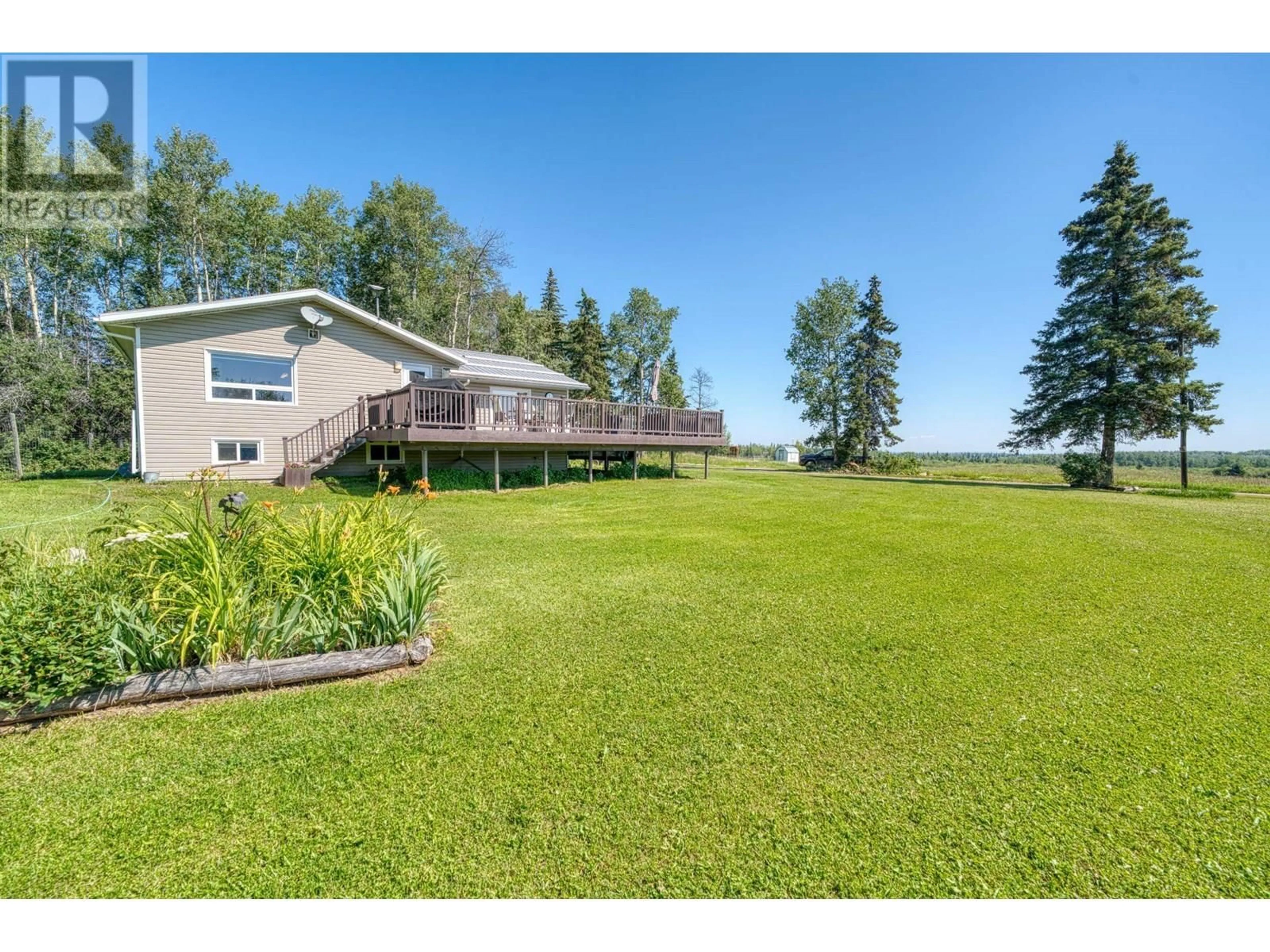 A pic from outside/outdoor area/front of a property/back of a property/a pic from drone, water/lake/river/ocean view for 17266 PRESPATOU ROAD, Fort St. John British Columbia V0C1Y0