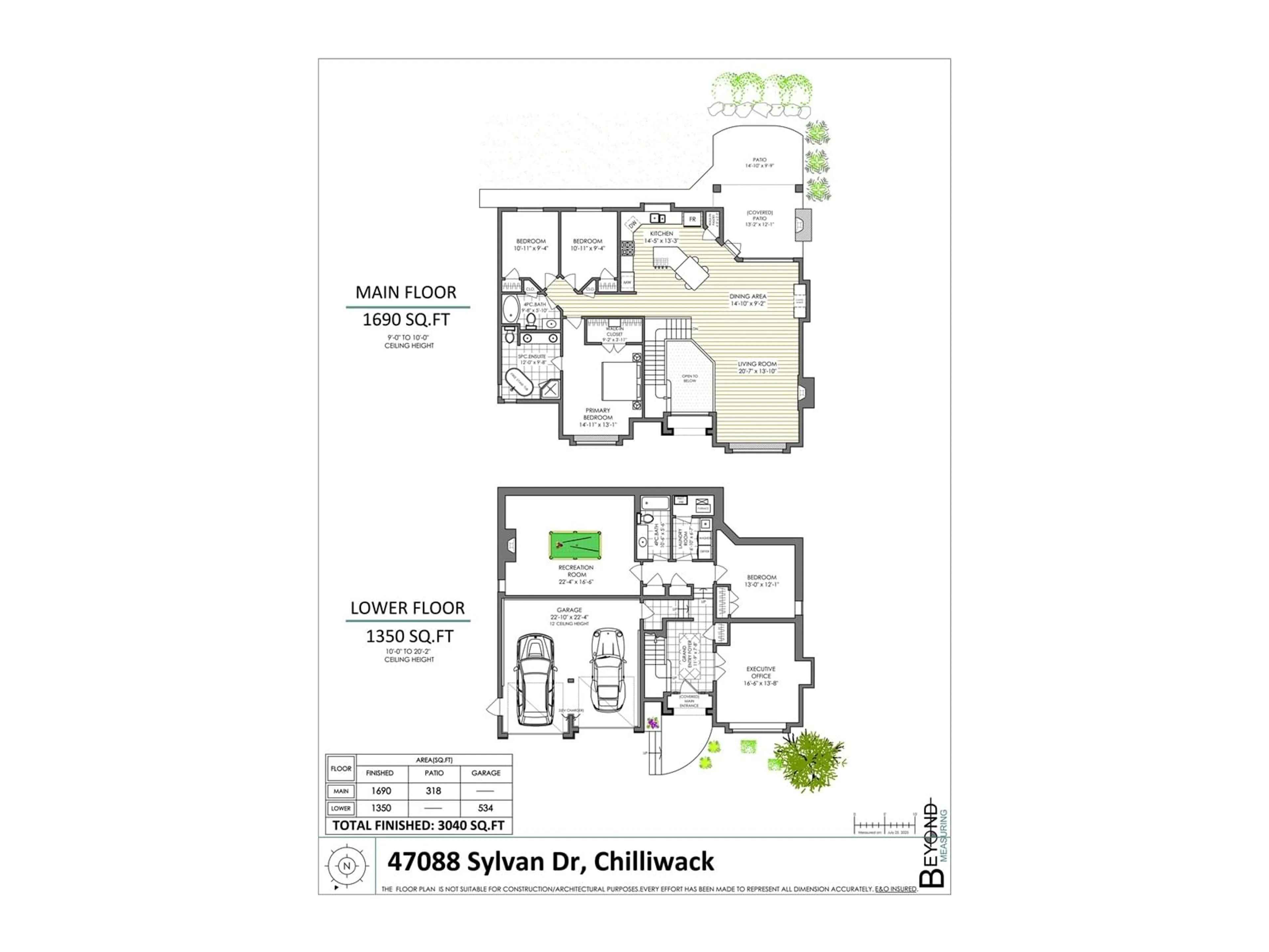 Floor plan for 47088 SYLVAN DRIVE, Chilliwack British Columbia V2R0P3