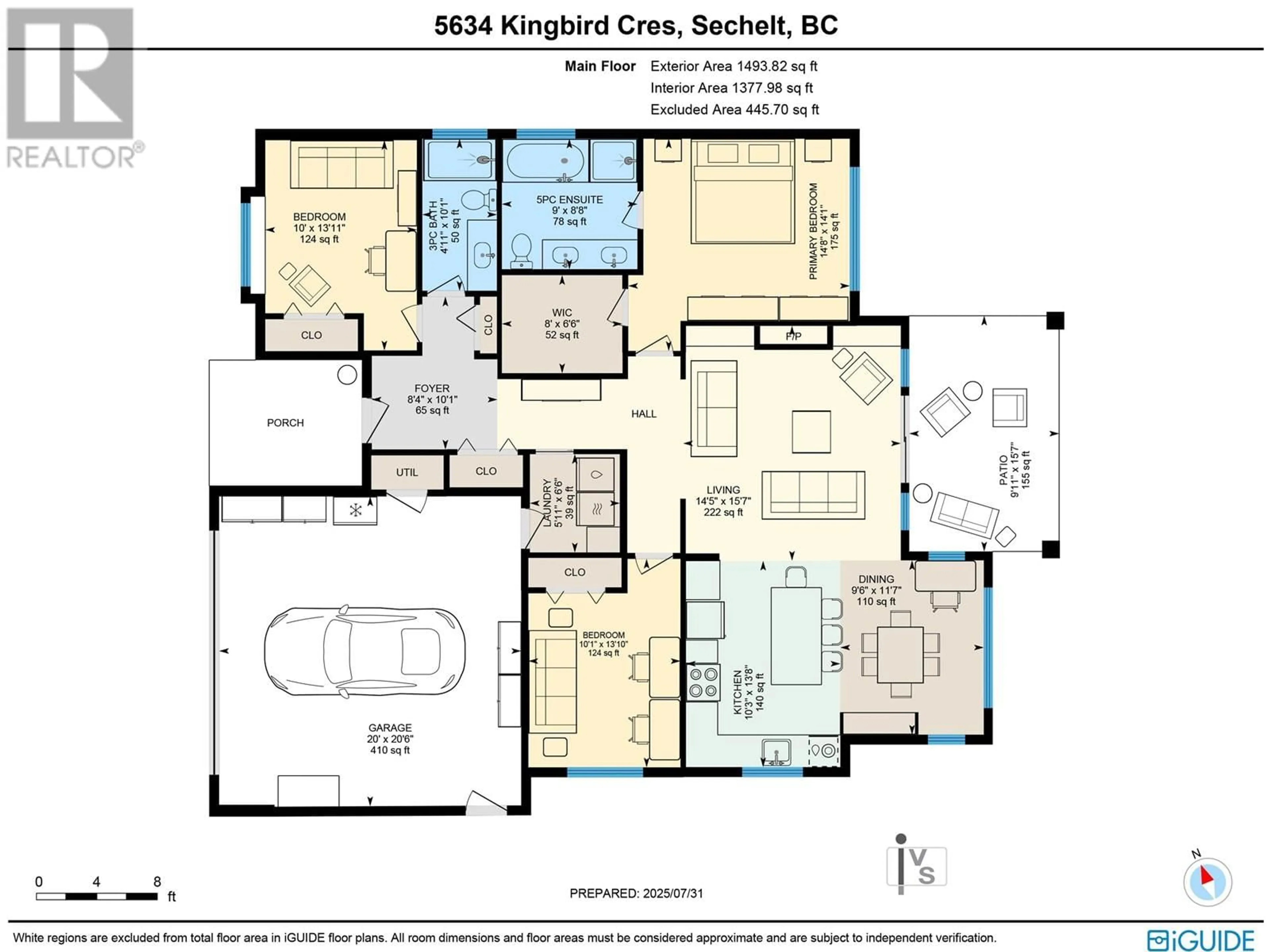 Floor plan for 5634 KINGBIRD CRESCENT, Sechelt British Columbia V7Z0S4