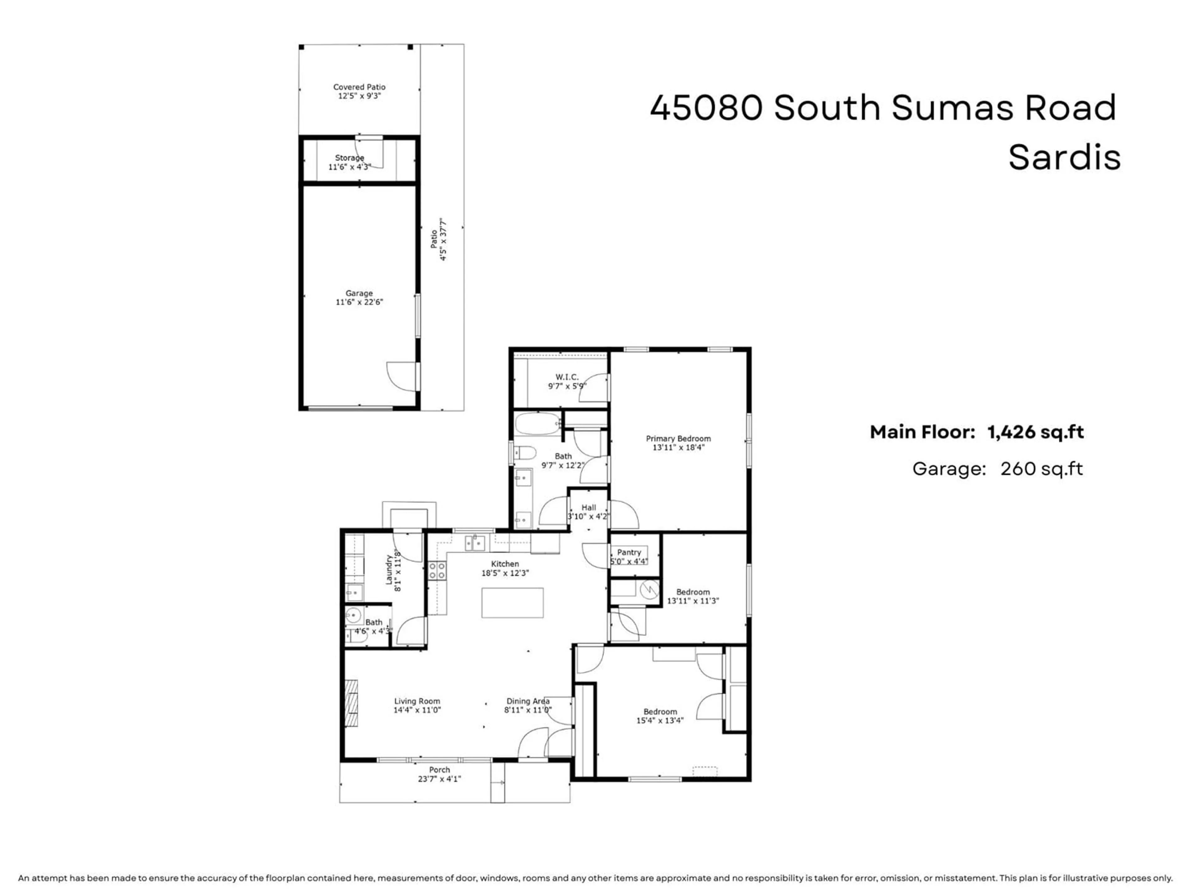 Floor plan for 45080 SOUTH SUMAS ROAD, Chilliwack British Columbia V2R1W5