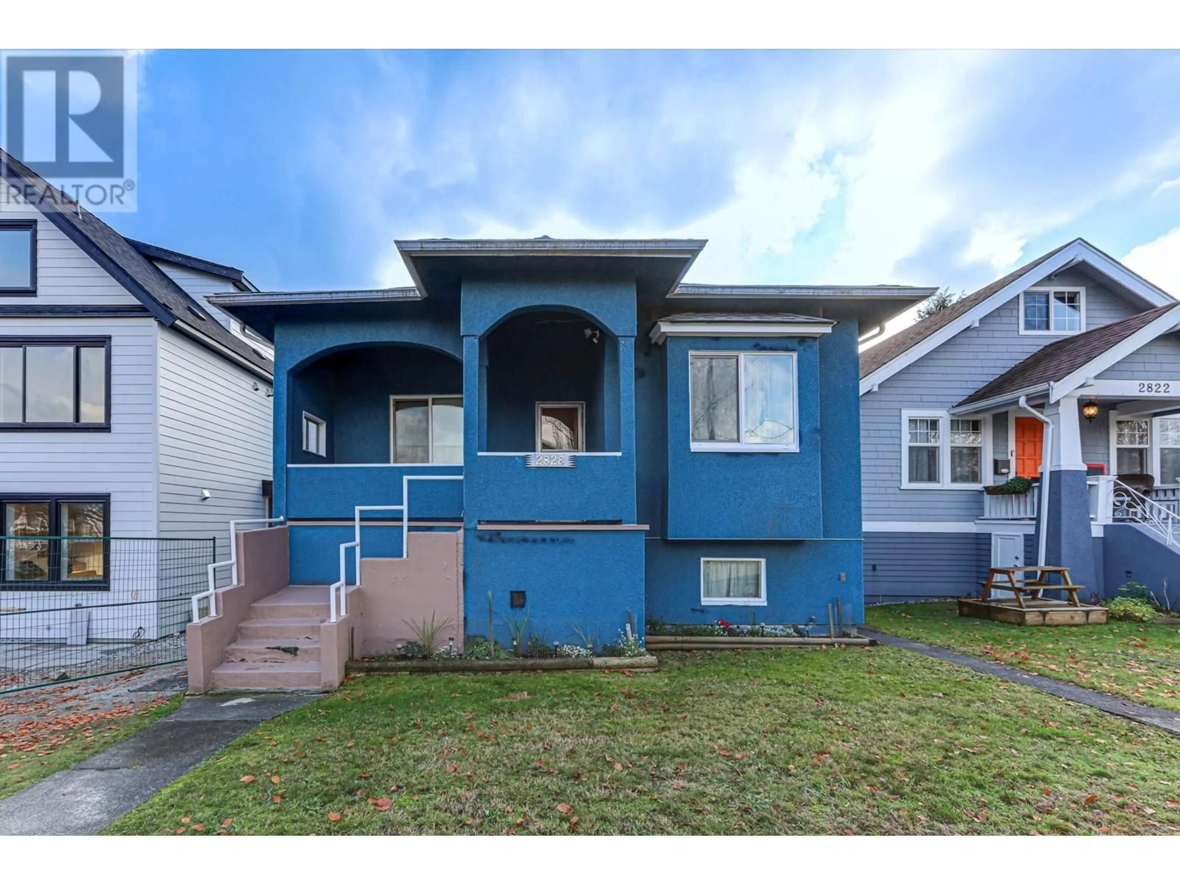 Home with vinyl exterior material, street for 2828 TURNER STREET, Vancouver British Columbia V5K2G5